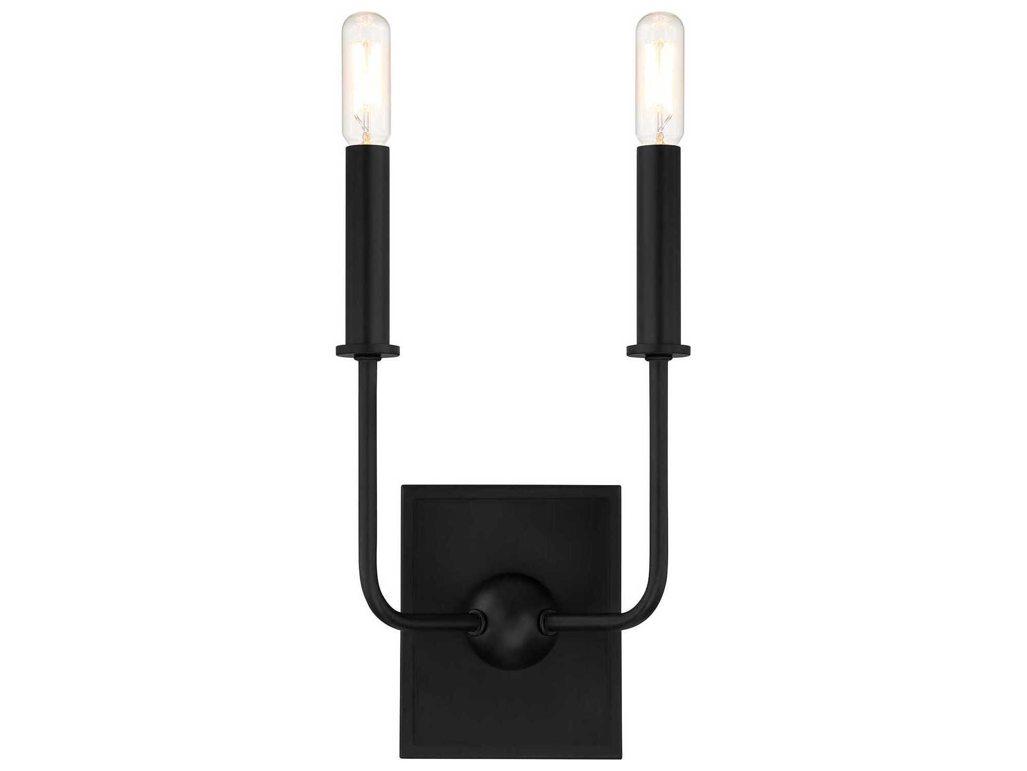 Savoy House Avondale 2-Light Matte Black Wall Sconce
