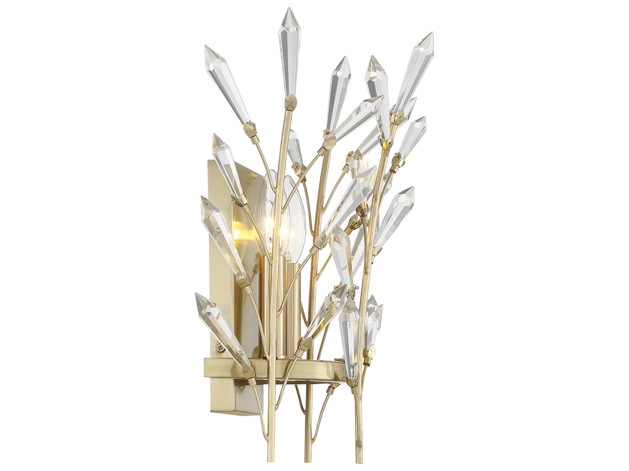 Savoy House Orianna 2-Light Noble Brass Wall Sconce