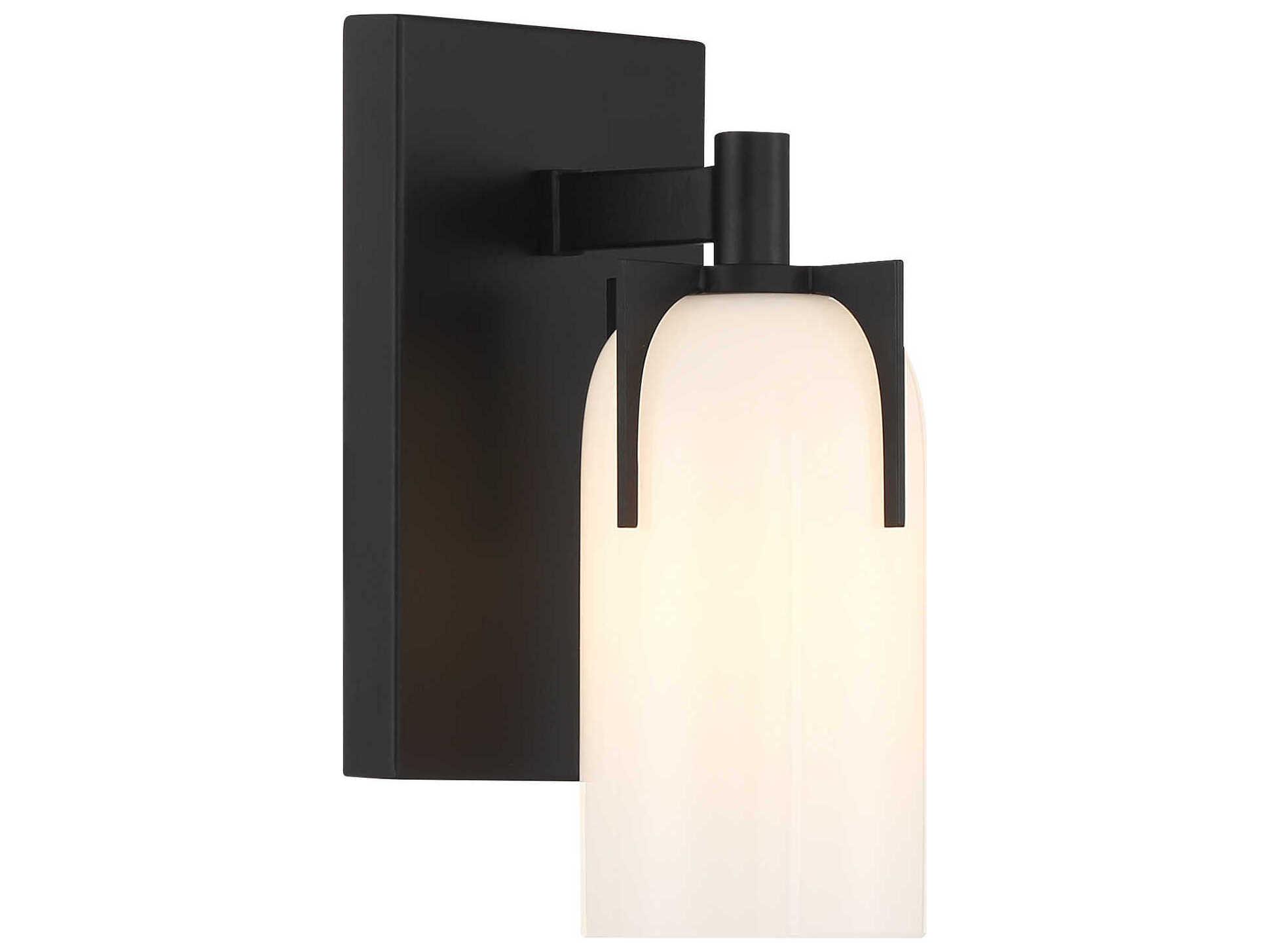 Savoy House Caldwell 1-Light Matte Black Vanity Light