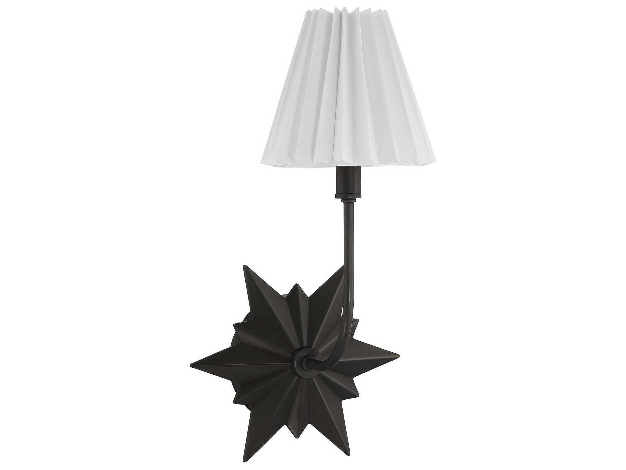 Savoy House Crestwood 1-Light Black Tourmaline Wall Sconce