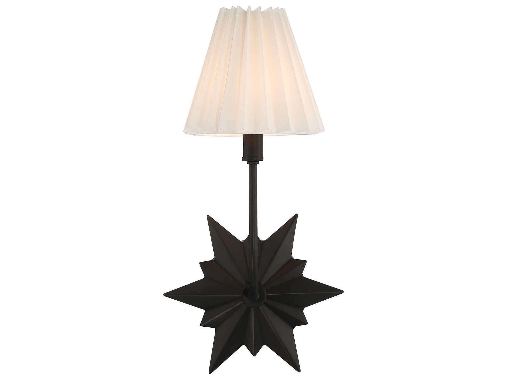 Savoy House Crestwood 1-Light Black Tourmaline Wall Sconce