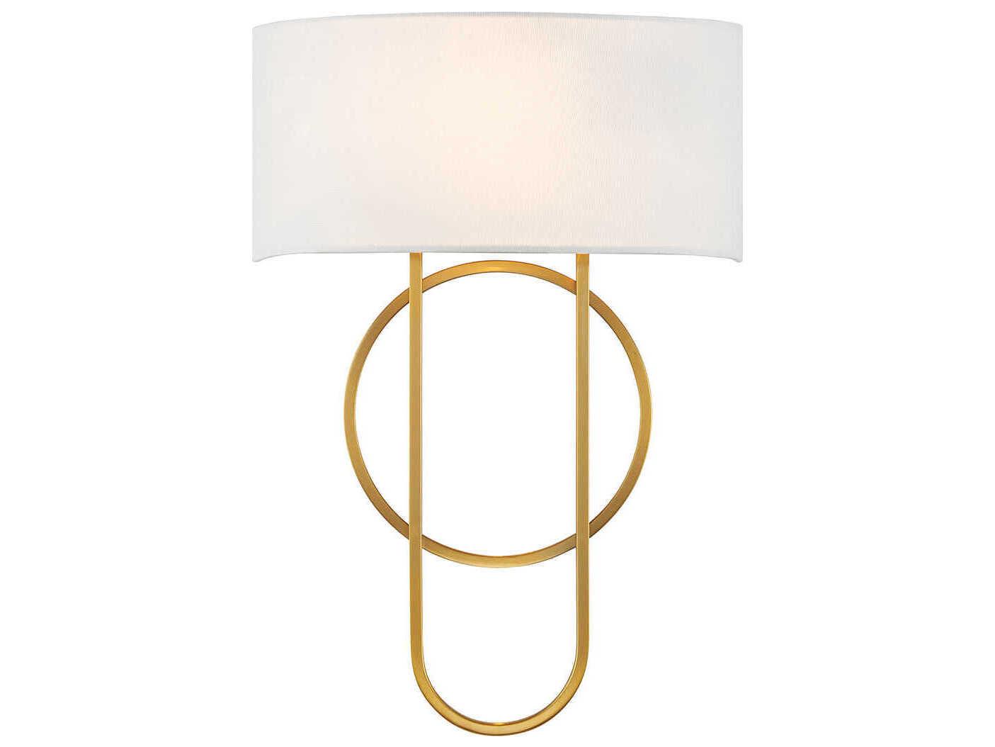 Savoy House Tempe 2-Light Warm Brass Wall Sconce