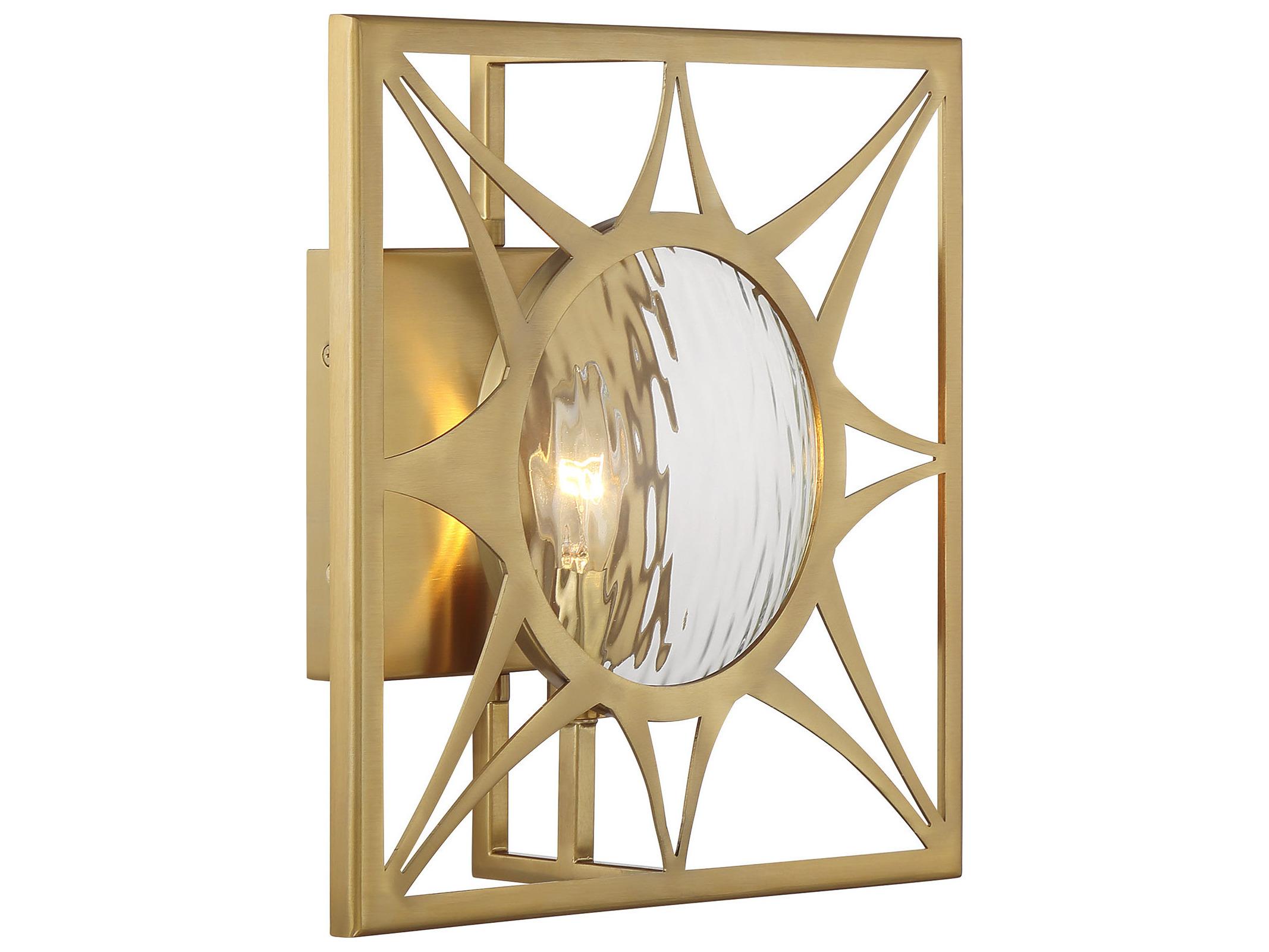Savoy House Balfour 1-Light Warm Brass Wall Sconce