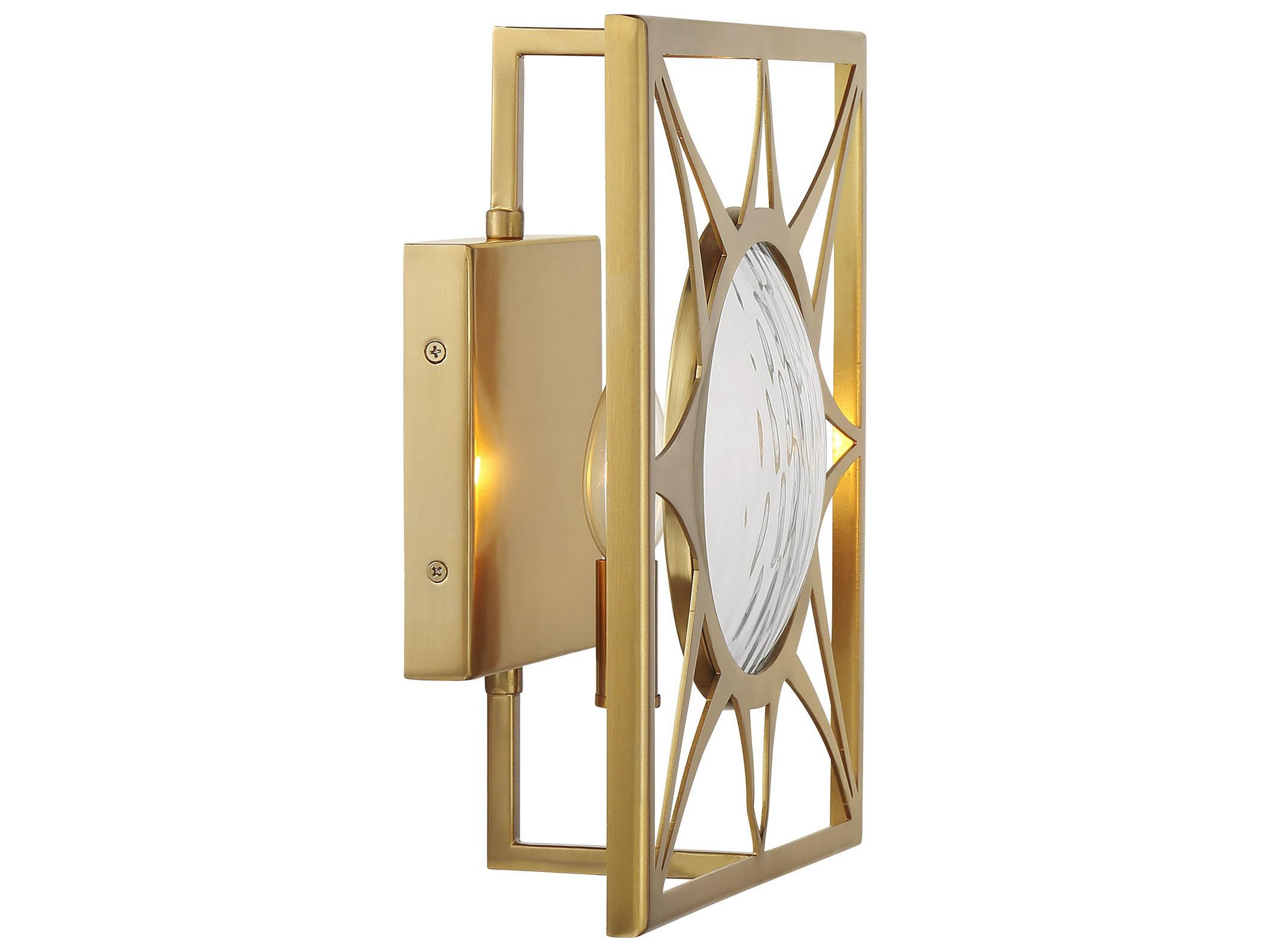 Savoy House Balfour 1-Light Warm Brass Wall Sconce
