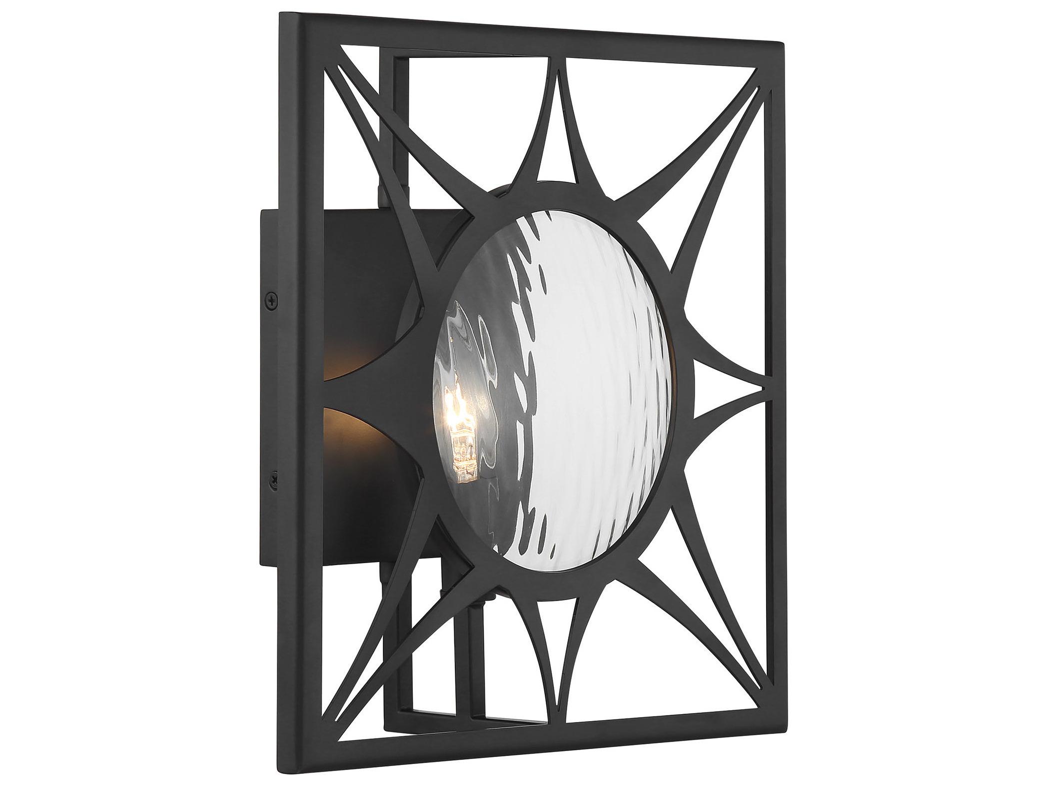 Savoy House Balfour 1-Light Matte Black Wall Sconce
