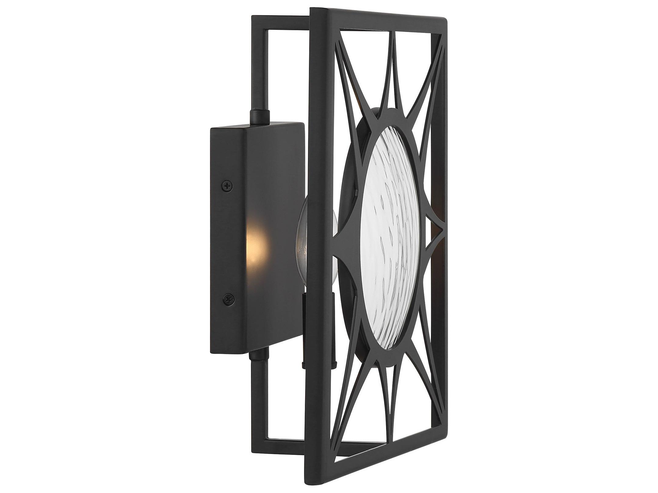 Savoy House Balfour 1-Light Matte Black Wall Sconce