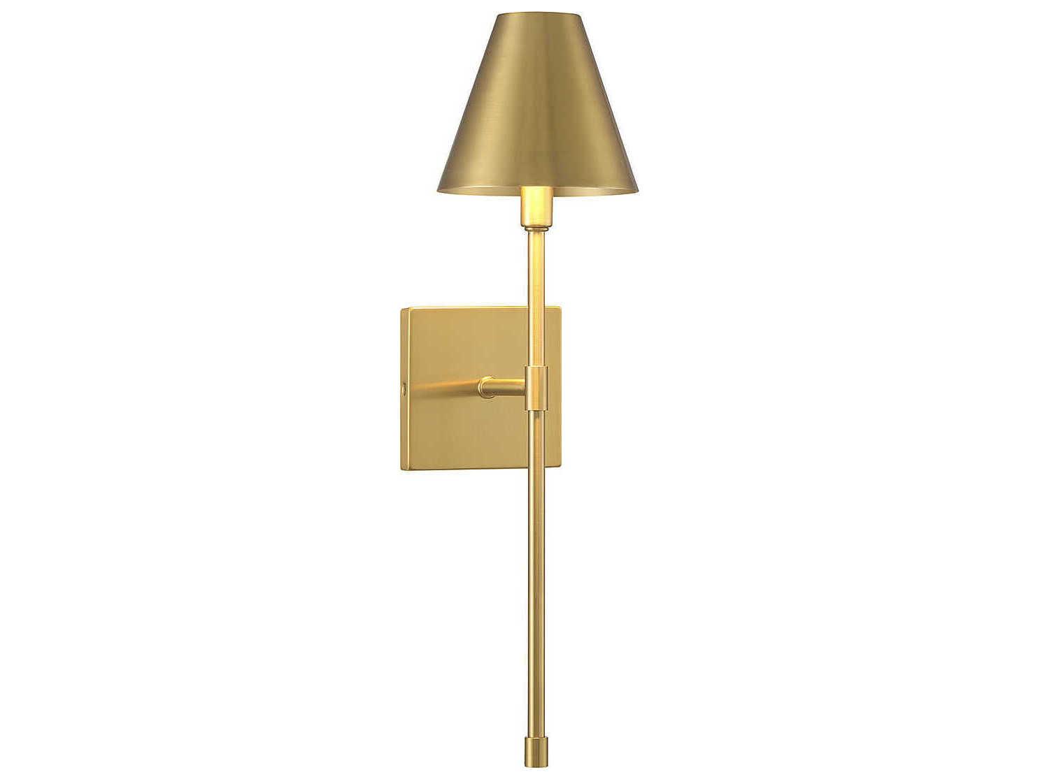 Savoy House Jefferson 1-Light Warm Brass Wall Sconce