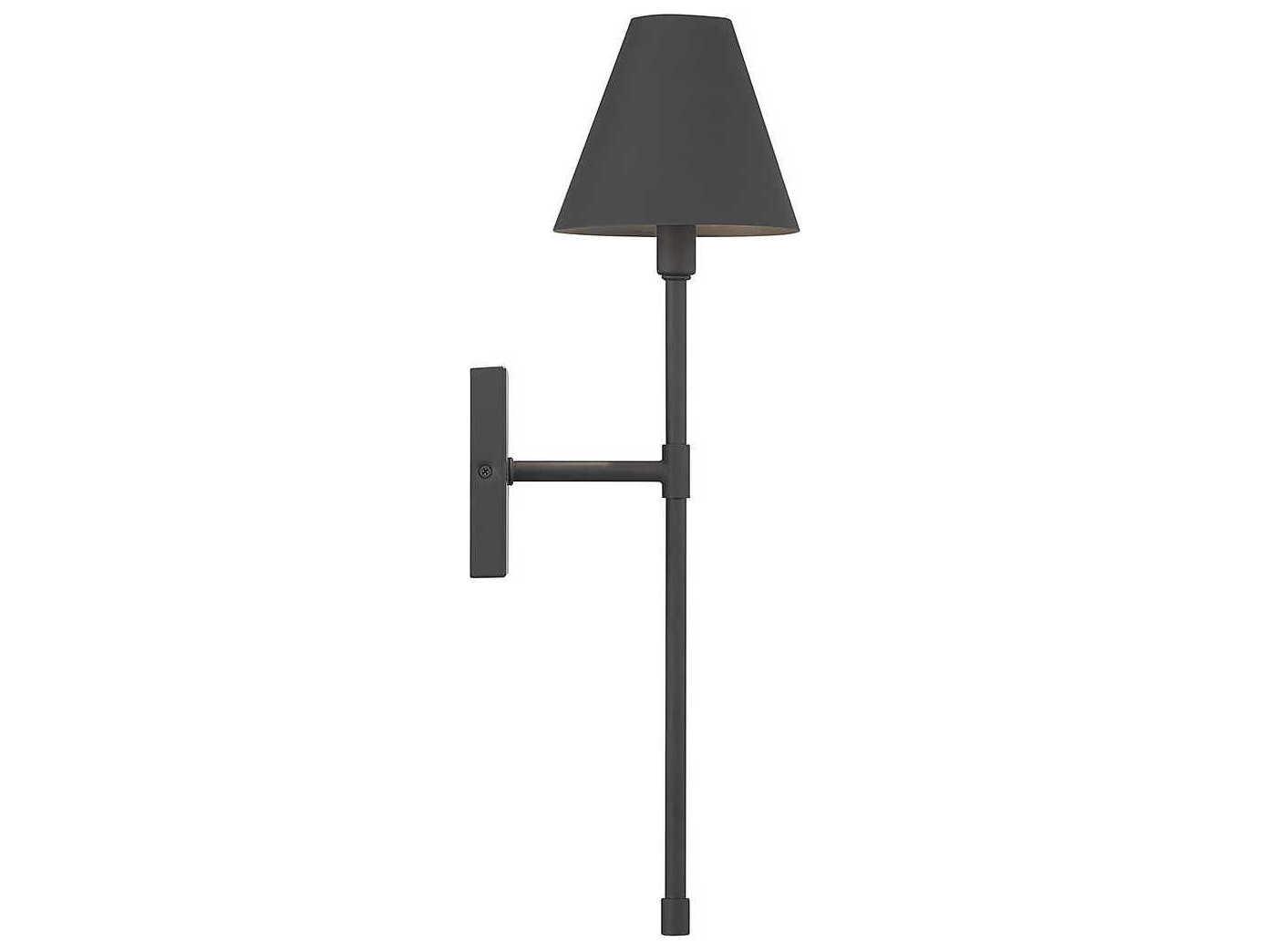 Savoy House Jefferson 1-Light Matte Black Wall Sconce