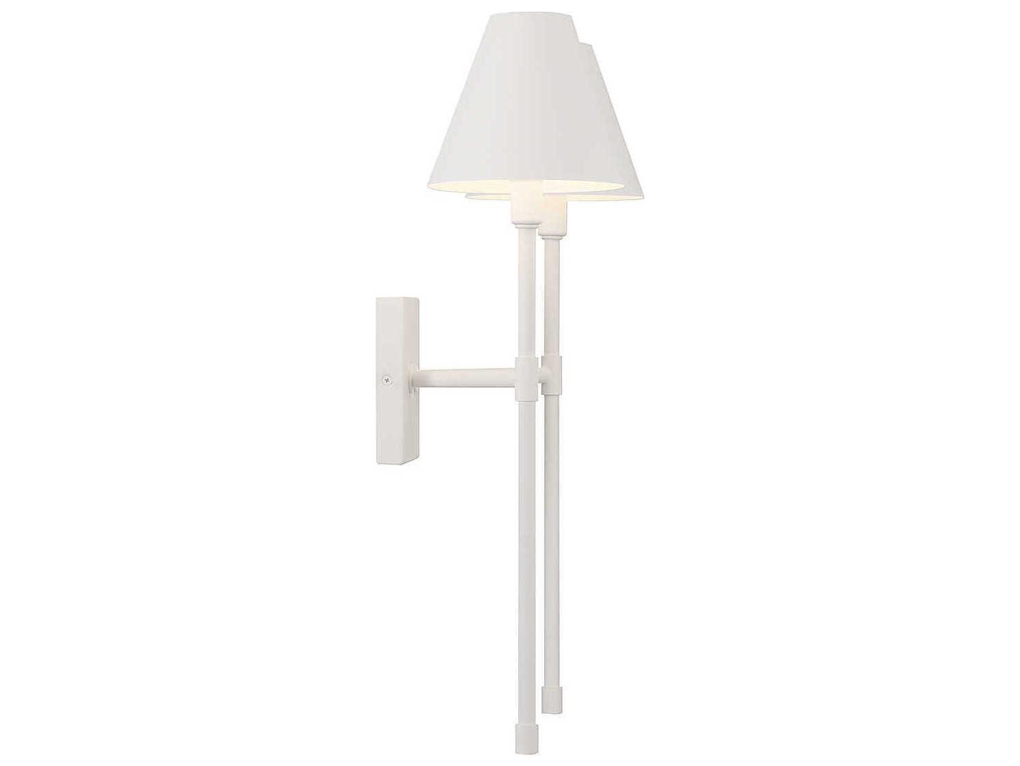 Savoy House Jefferson 2-Light Bisque White Wall Sconce