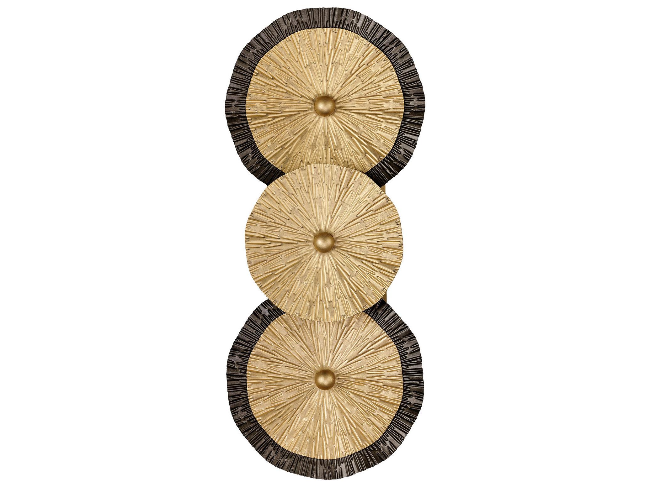 Savoy House Lincoln 2-Light Distressed Gold Bronze Wall Sconce