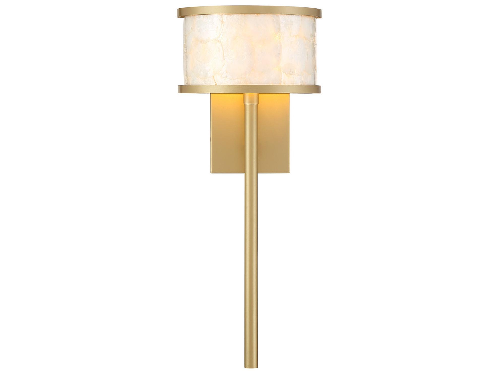 Savoy House Mariquita 1-Light Spun Gold Wall Sconce