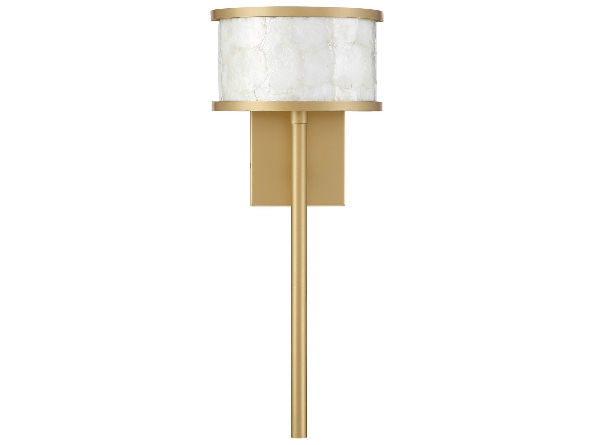 Savoy House Mariquita 1-Light Spun Gold Wall Sconce
