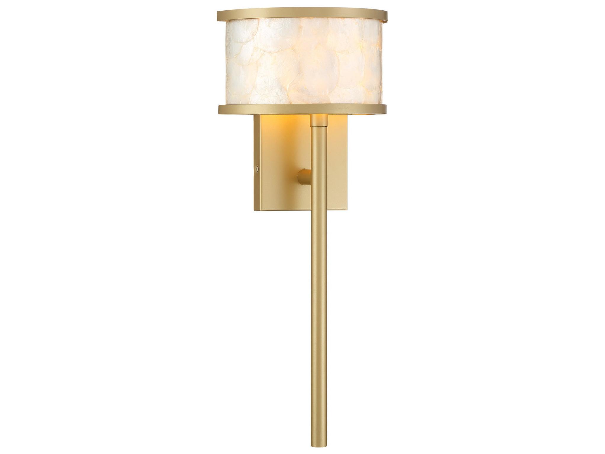 Savoy House Mariquita 1-Light Spun Gold Wall Sconce