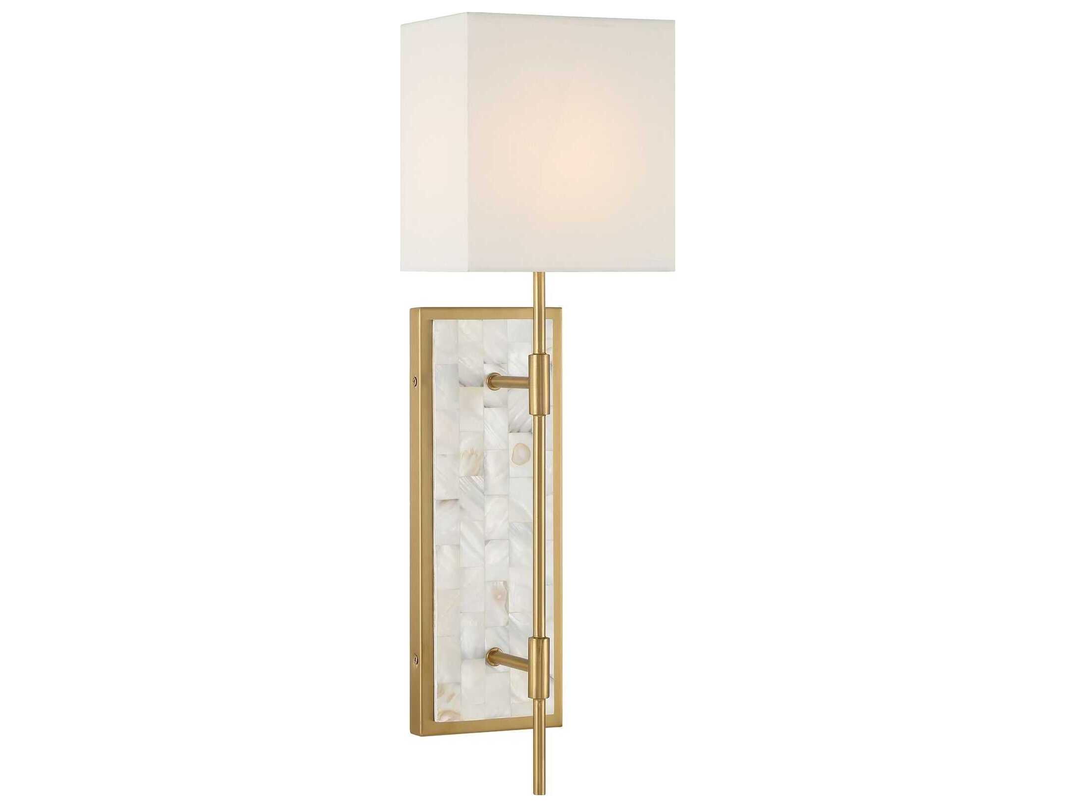 Savoy House Eastover 1-Light Warm Brass Wall Sconce