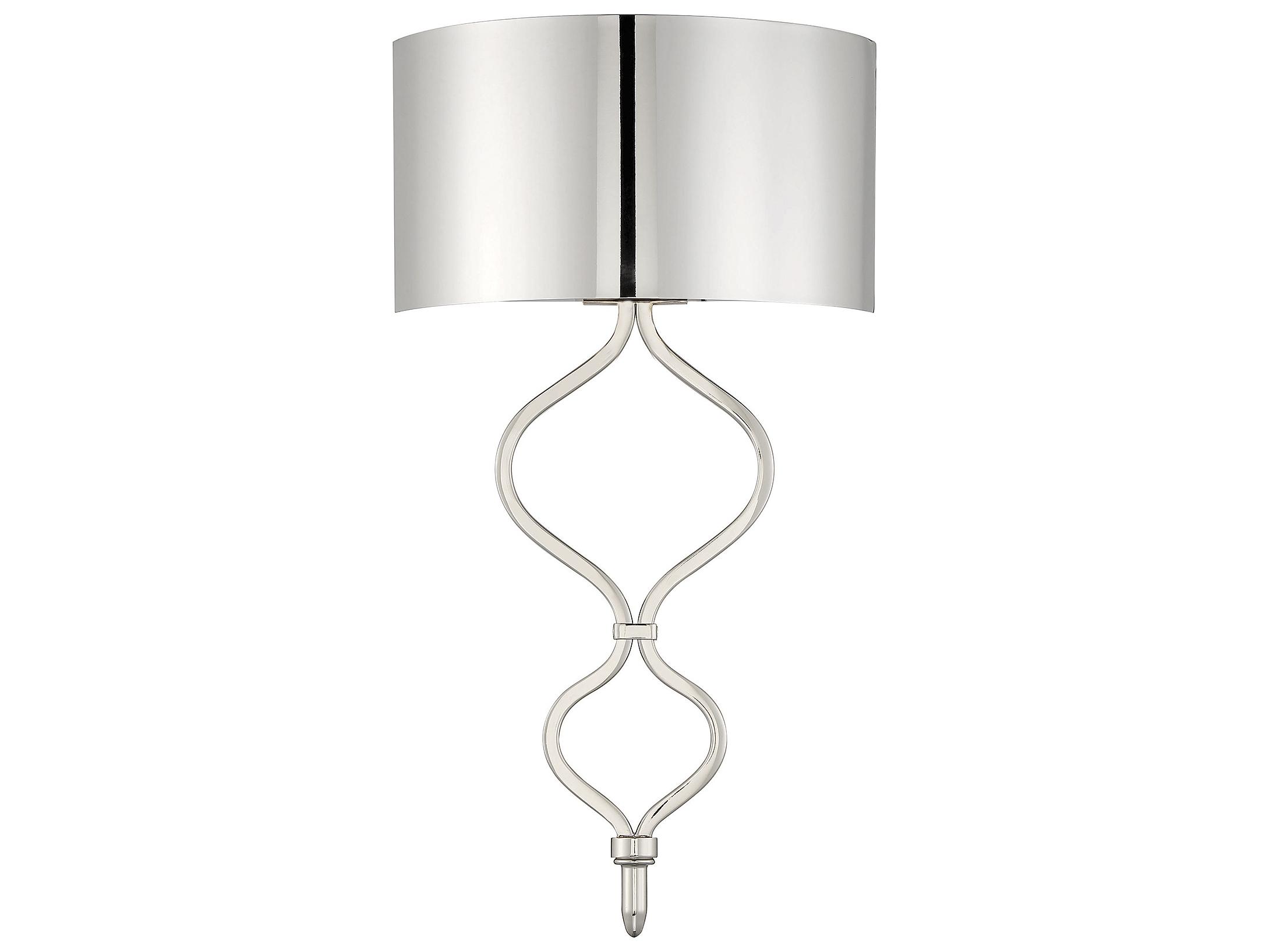 Savoy House Como 1-Light Polished Nickel LED Wall Sconce