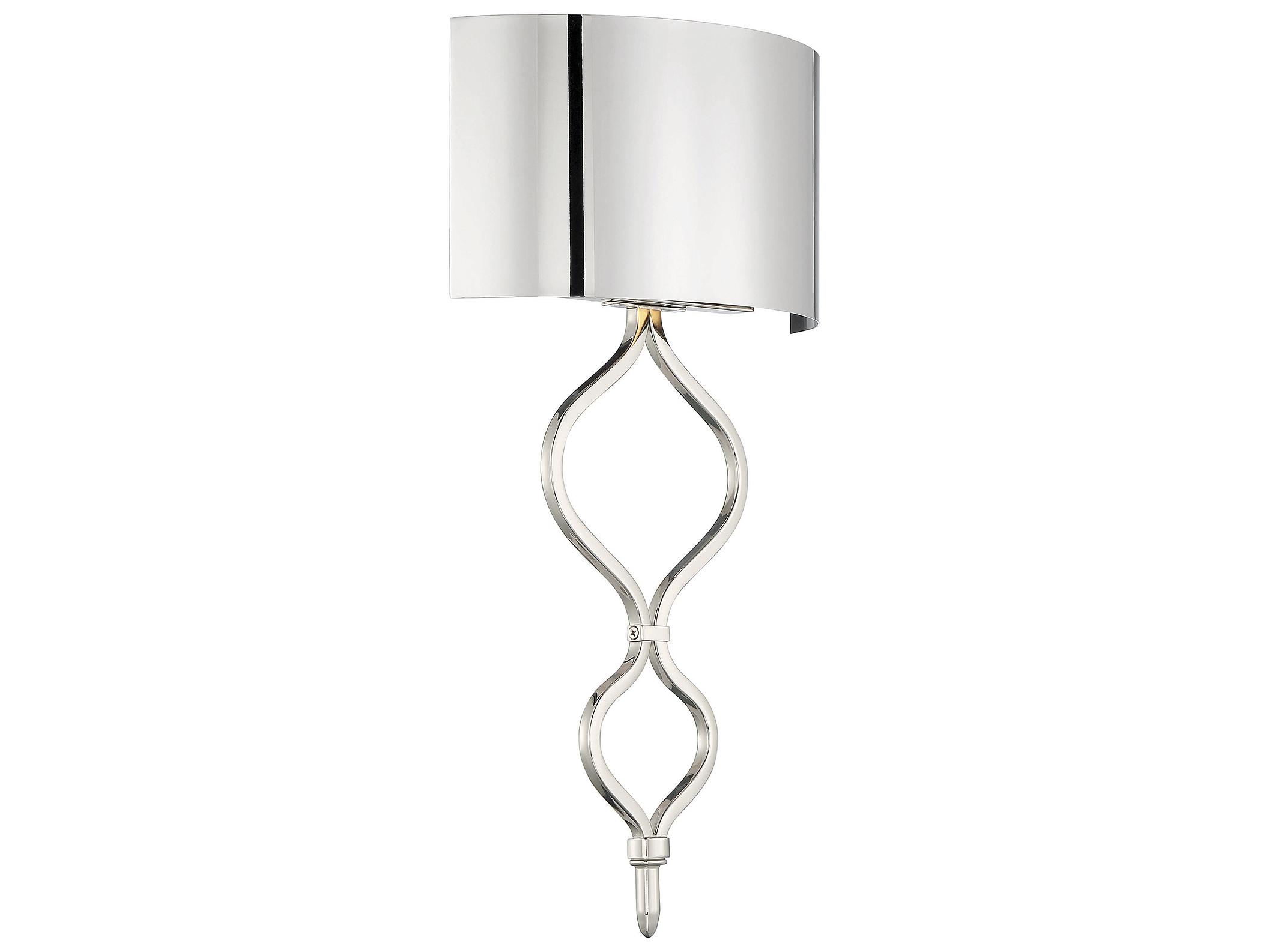 Savoy House Como 1-Light Polished Nickel LED Wall Sconce