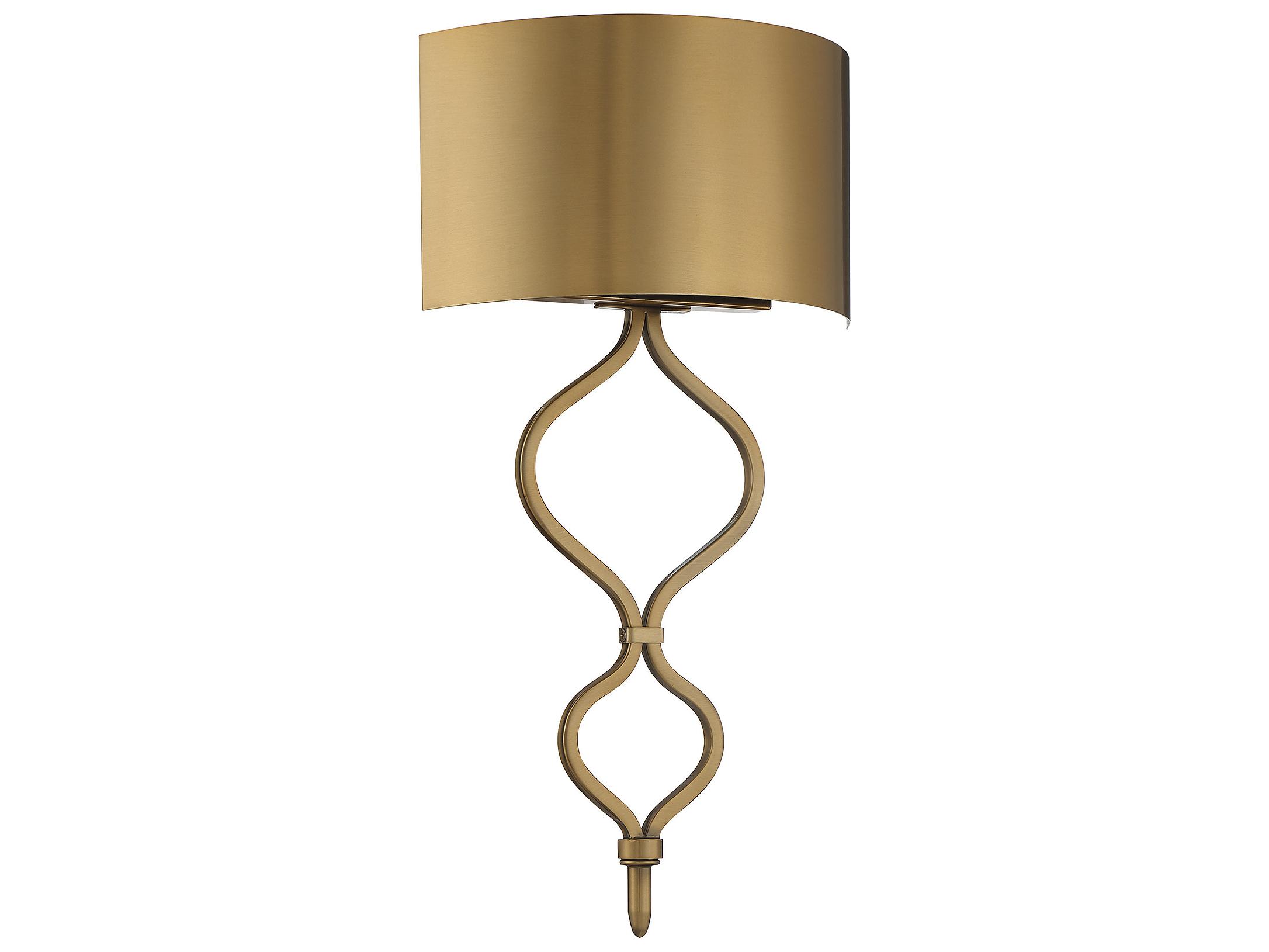Savoy House Como 1-Light Warm Brass LED Wall Sconce