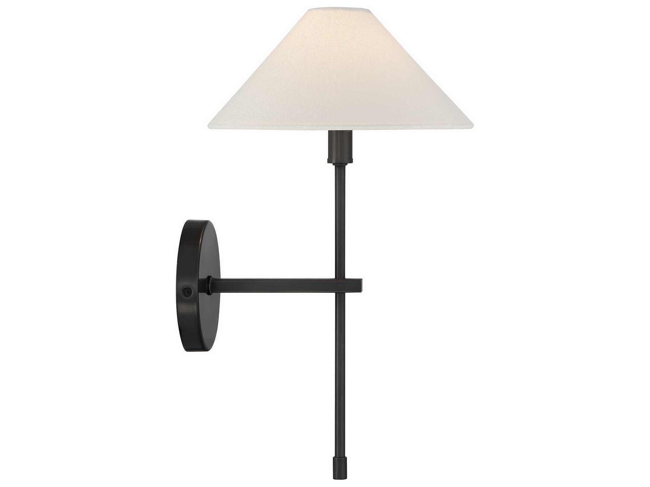 Savoy House Avon 1-Light Black Tourmaline Wall Sconce