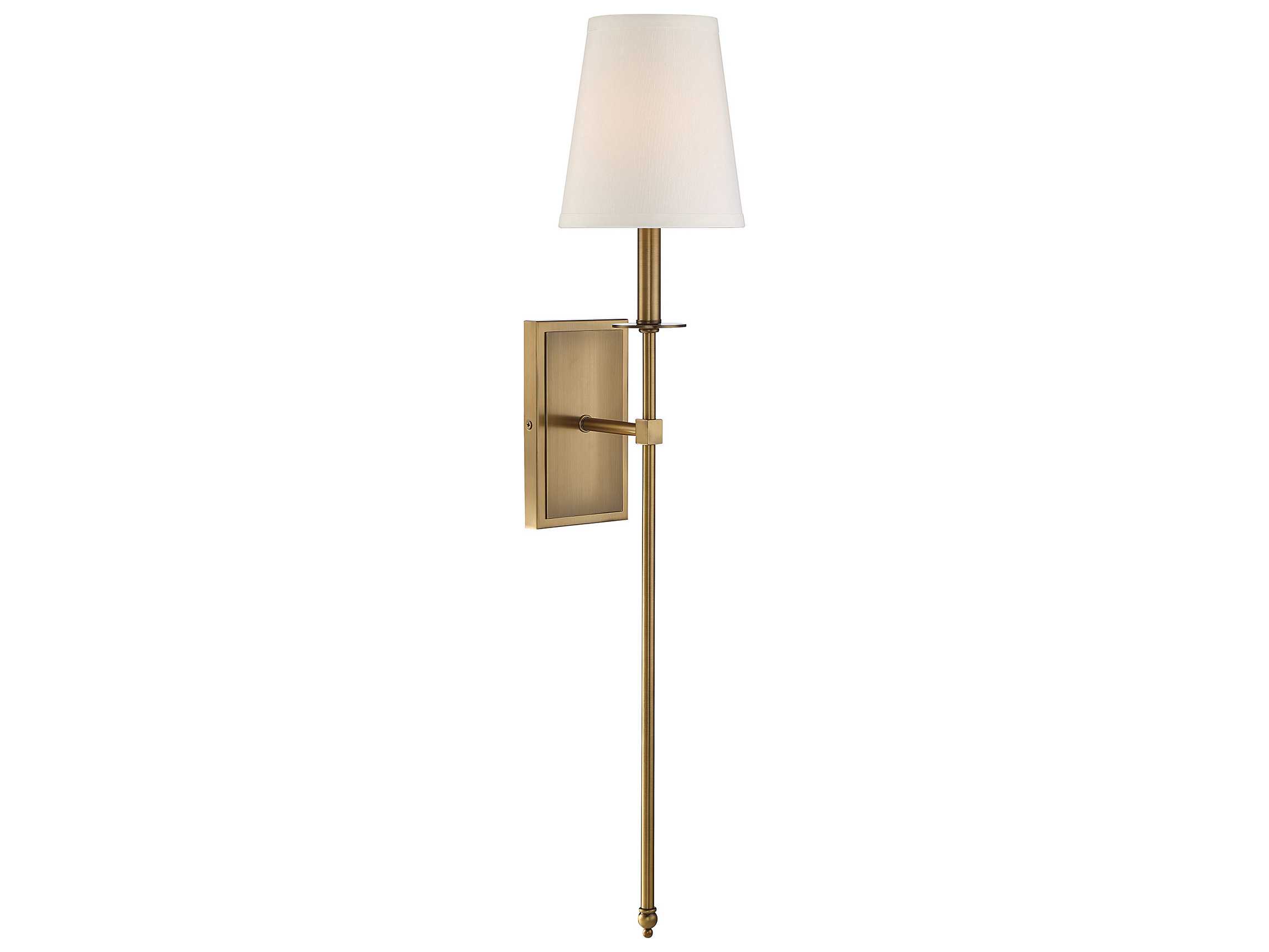 Savoy House Monroe 1-Light Warm Brass Wall Sconce