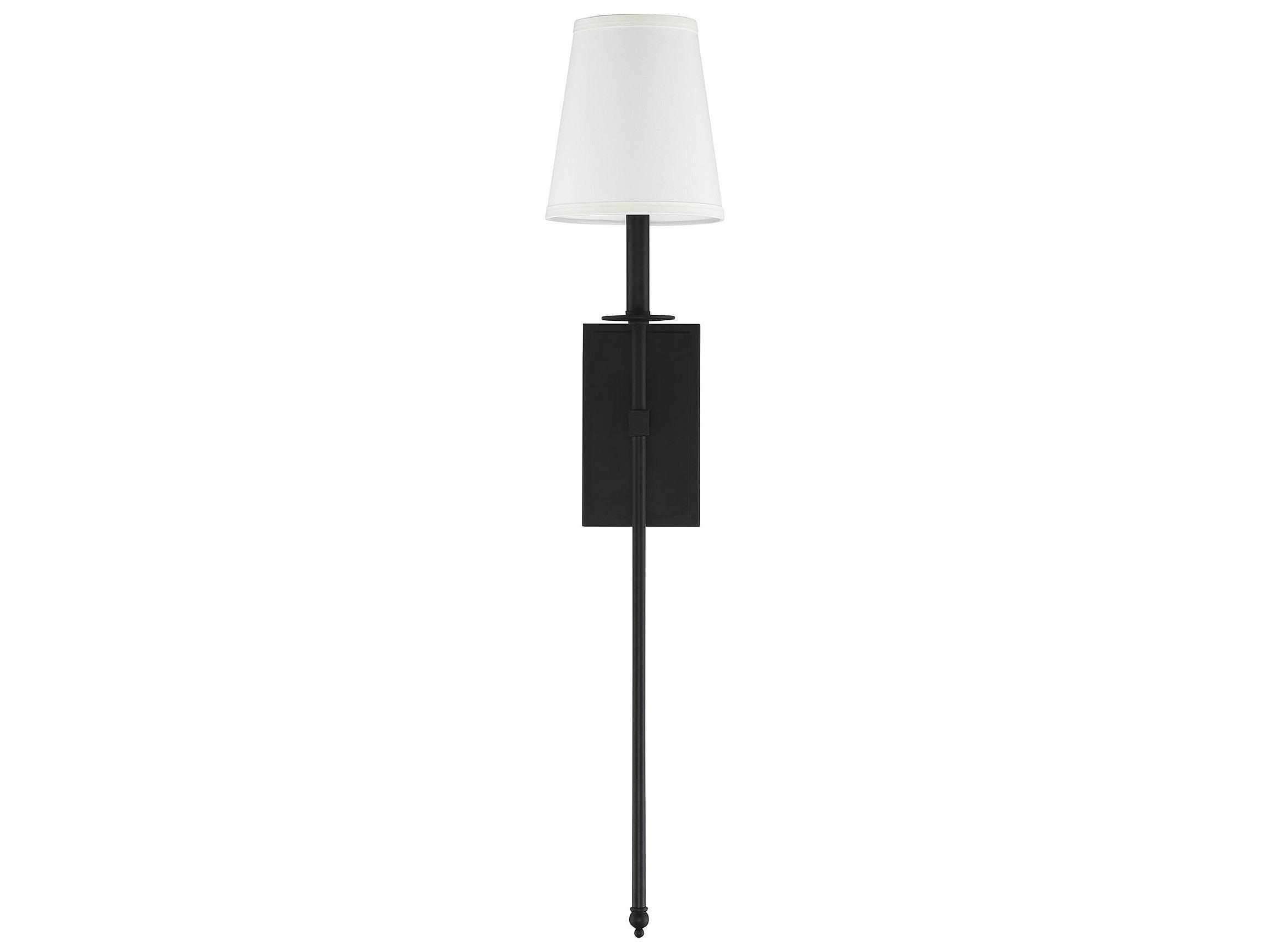 Savoy House Monroe 1-Light Matte Black Wall Sconce