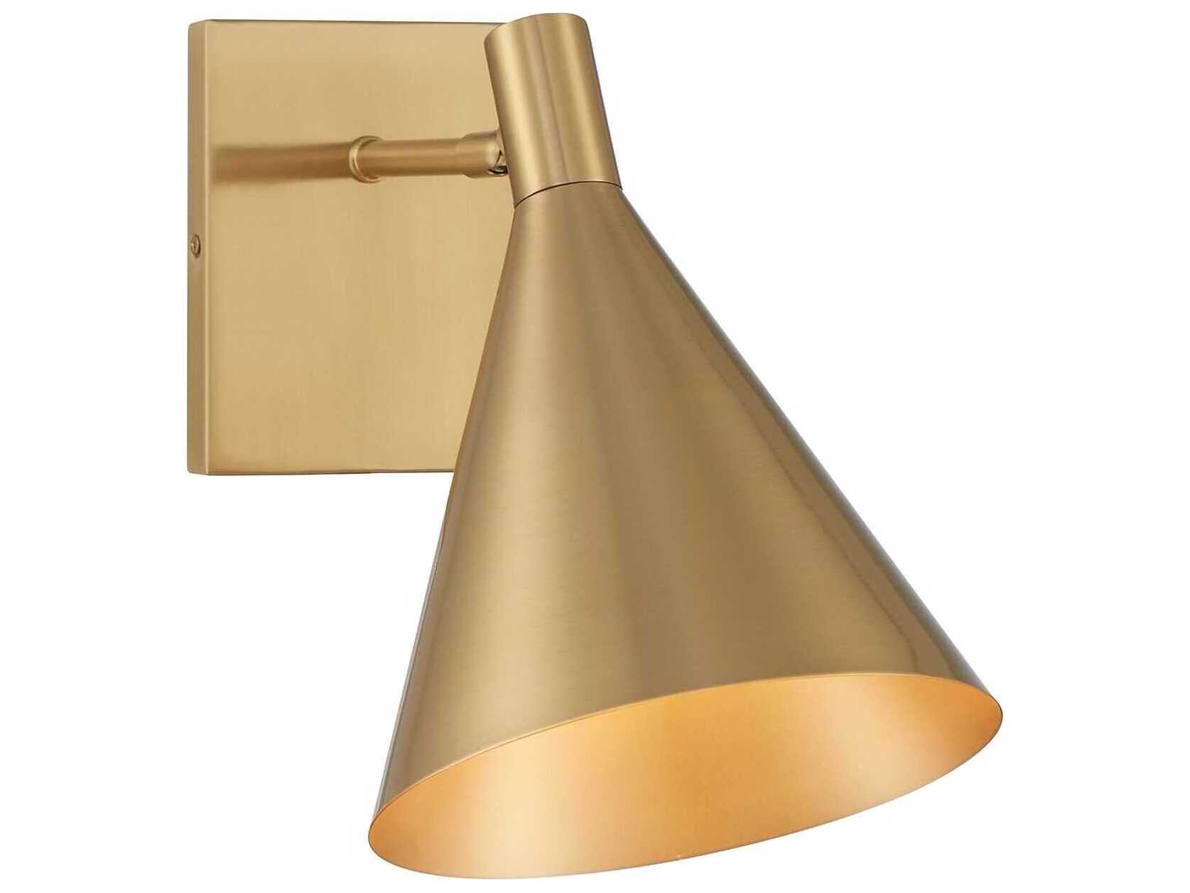 Savoy House Pharos 1-Light Noble Brass Wall Sconce