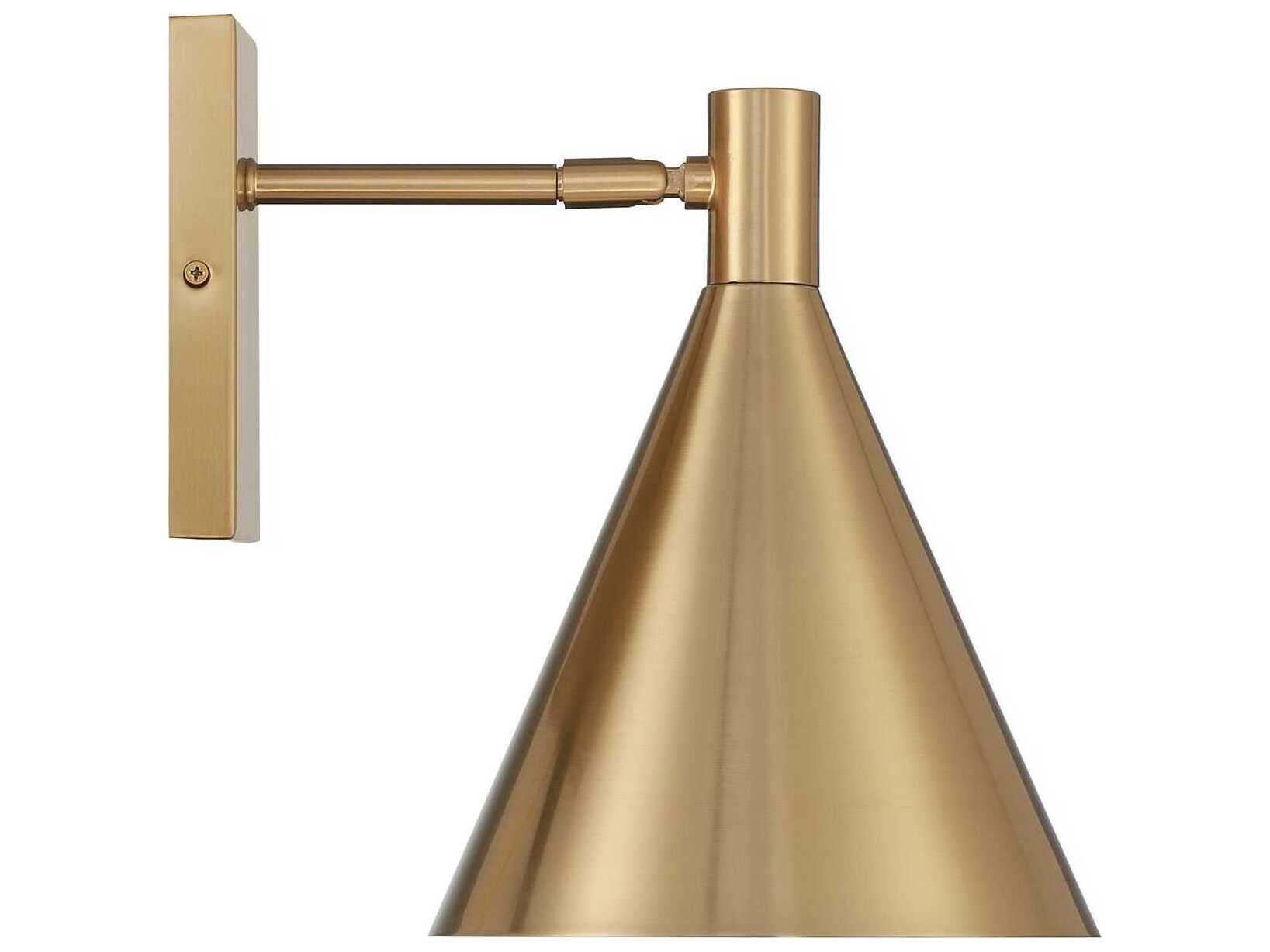 Savoy House Pharos 1-Light Noble Brass Wall Sconce