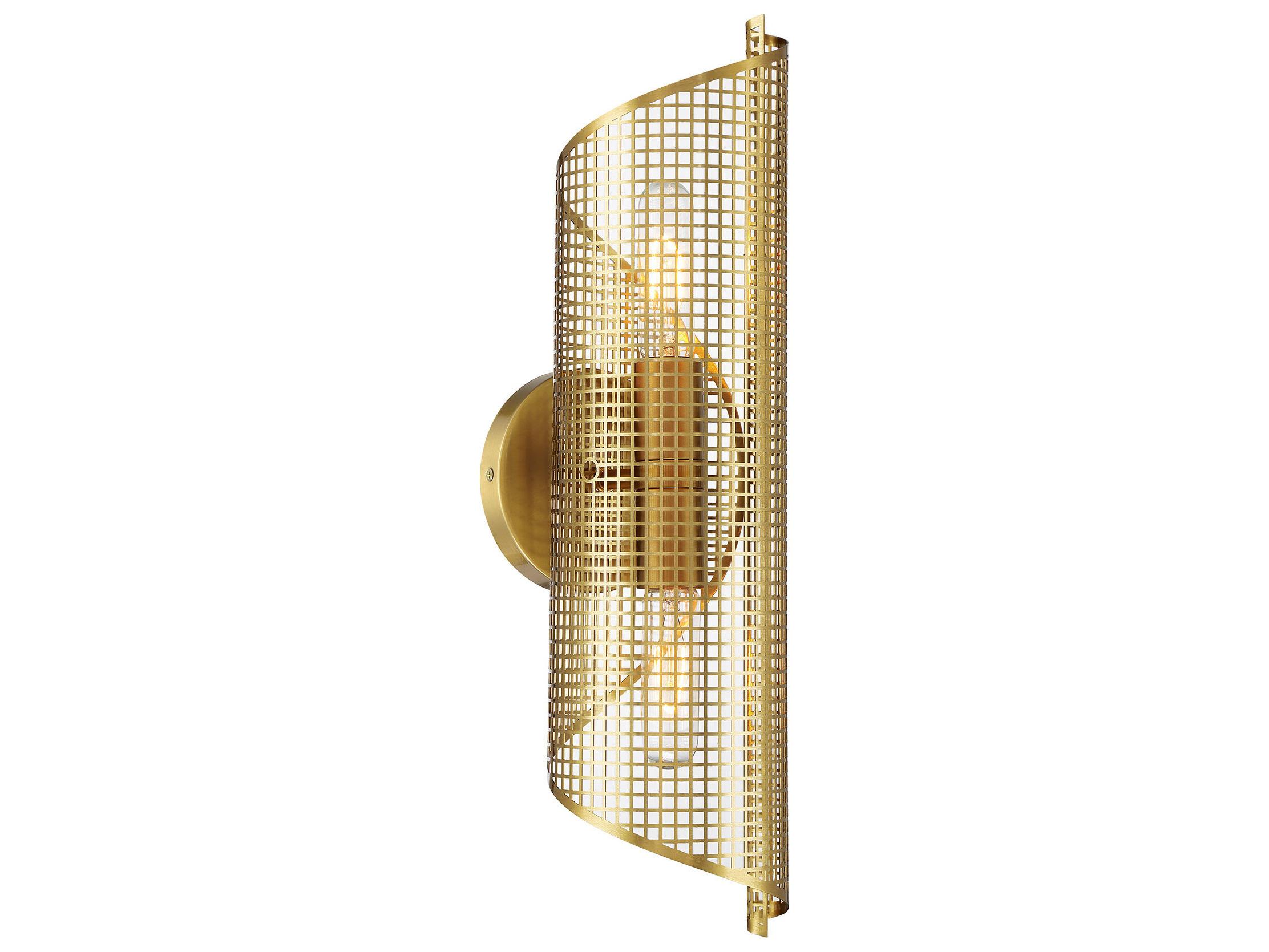 Savoy House Hillbourne 2-Light Warm Brass Wall Sconce