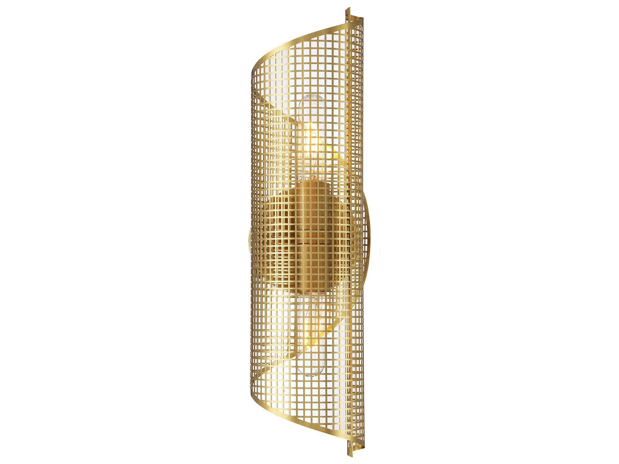 Savoy House Hillbourne 2-Light Warm Brass Wall Sconce