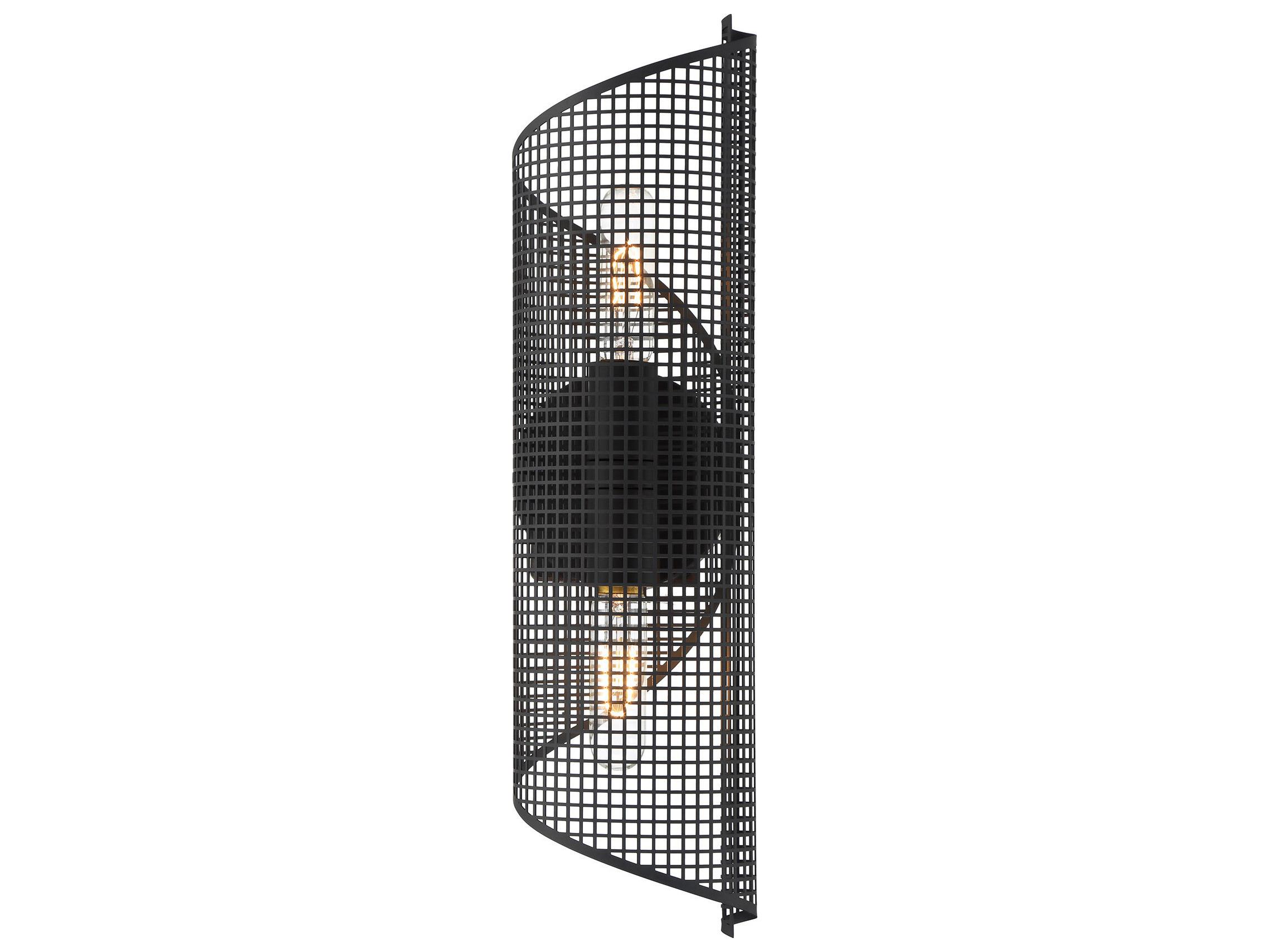 Savoy House Hillbourne 2-Light Matte Black Wall Sconce