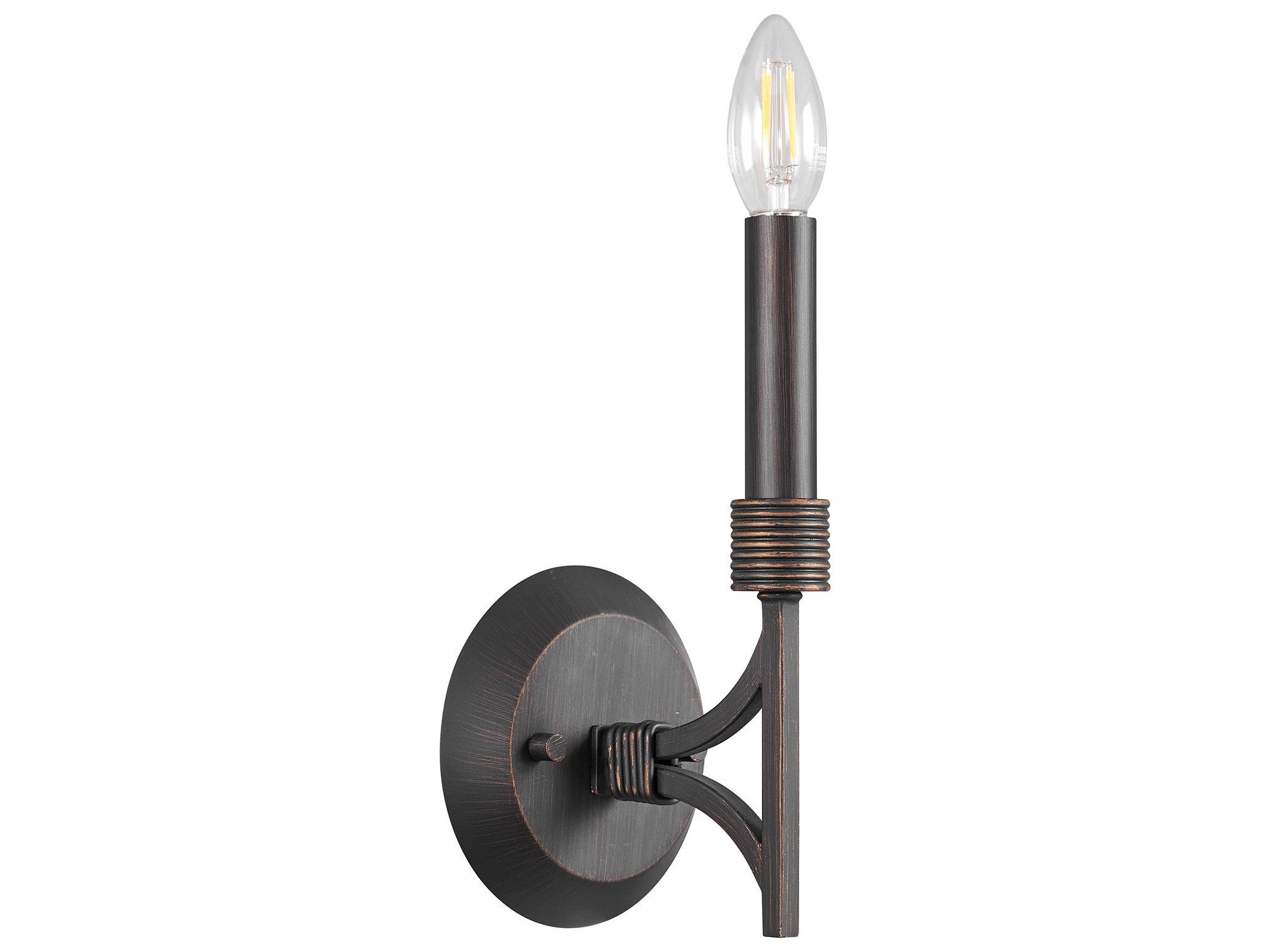 Savoy House Gardner 1-Light Champagne Mist Brass Wall Sconce