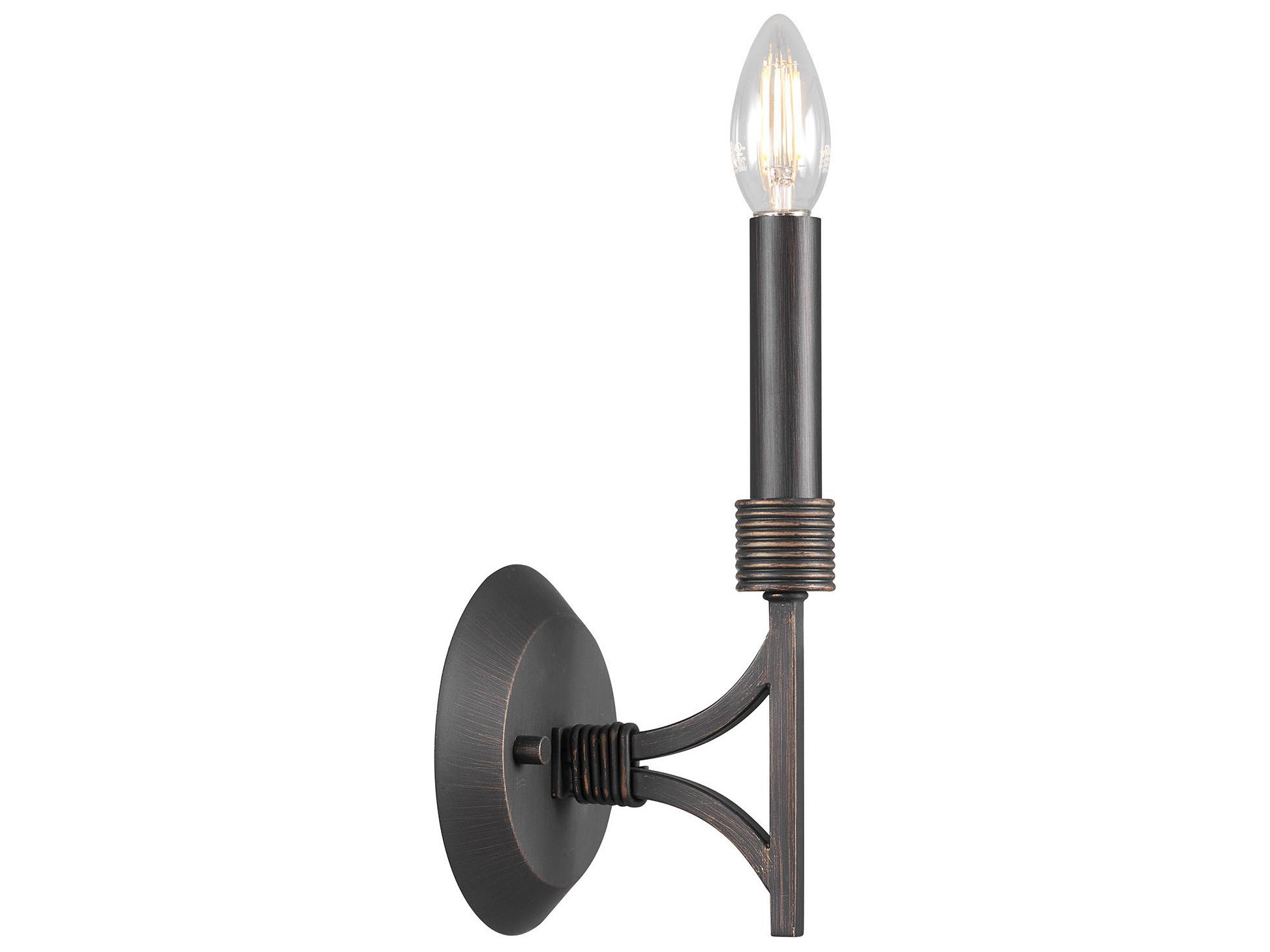 Savoy House Gardner 1-Light Champagne Mist Brass Wall Sconce