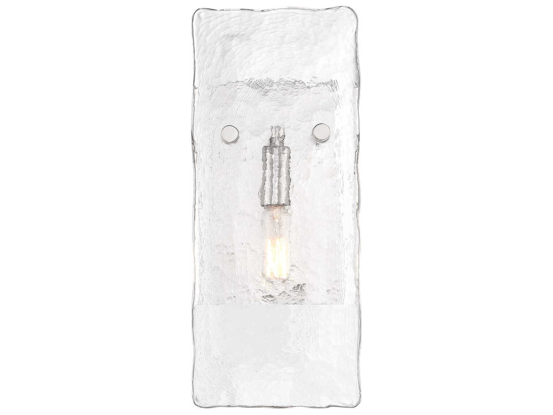 Savoy House Genry 1-Light Polished Nickel Wall Sconce