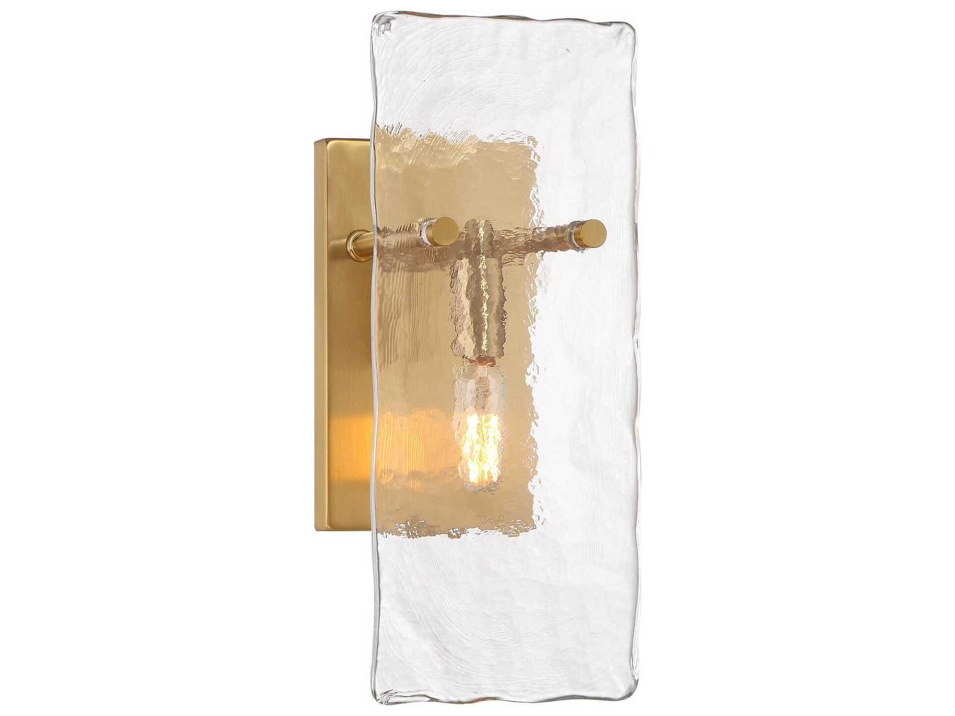 Savoy House Genry 1-Light Warm Brass Wall Sconce