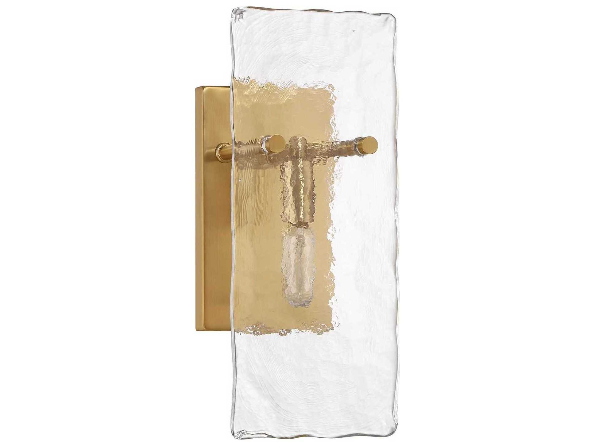 Savoy House Genry 1-Light Warm Brass Wall Sconce