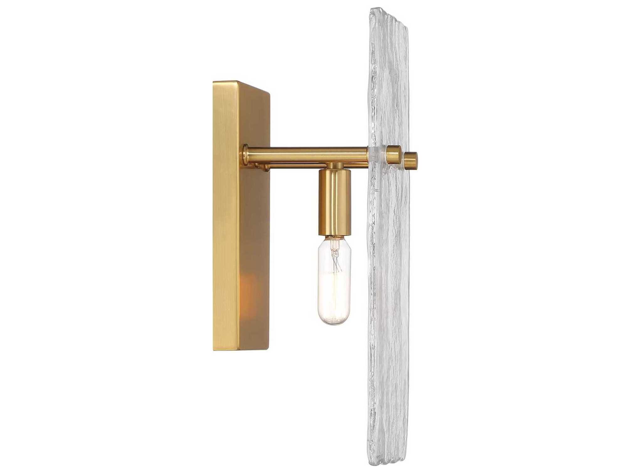 Savoy House Genry 1-Light Warm Brass Wall Sconce
