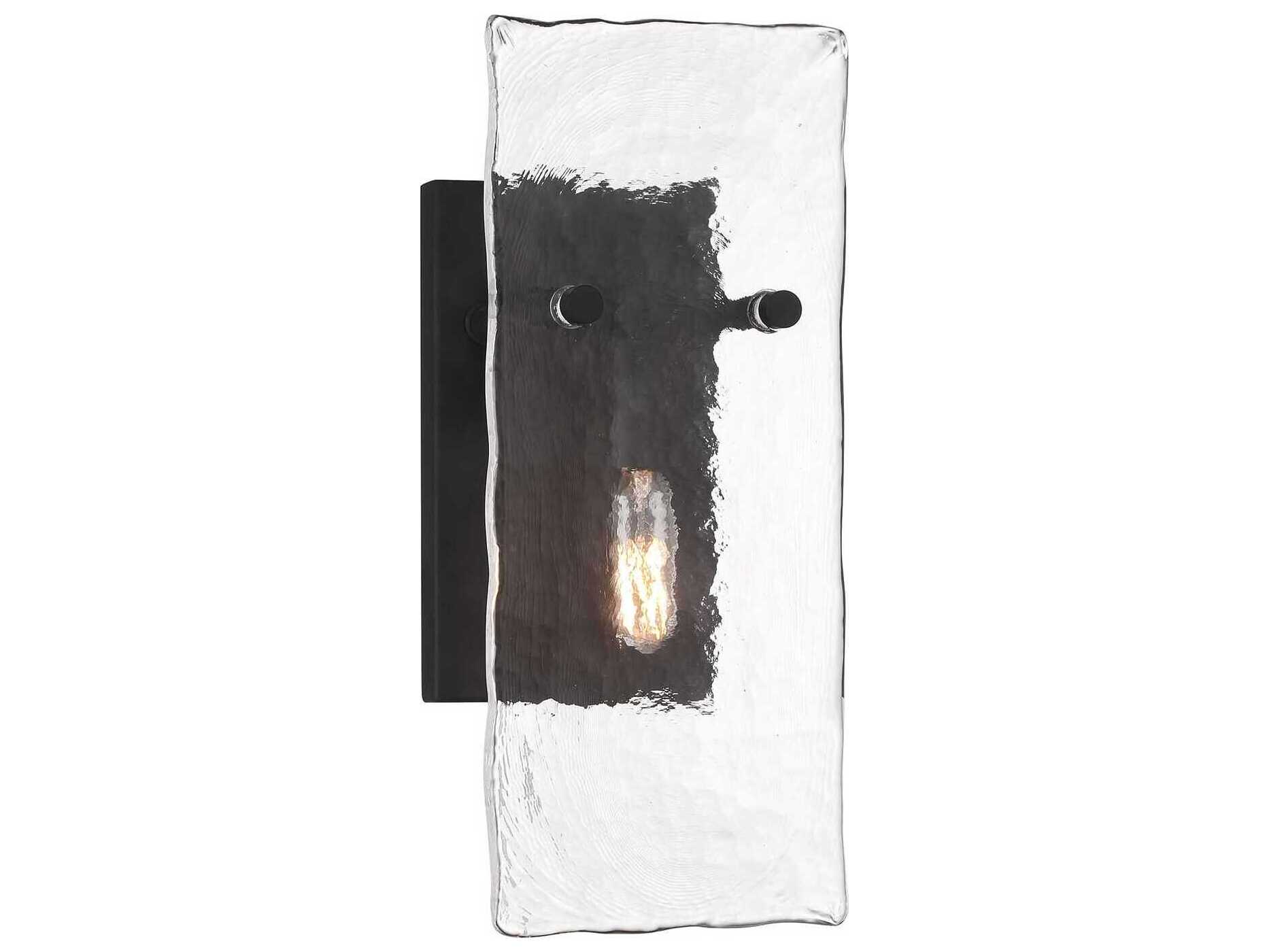 Savoy House Genry 1-Light Matte Black Wall Sconce