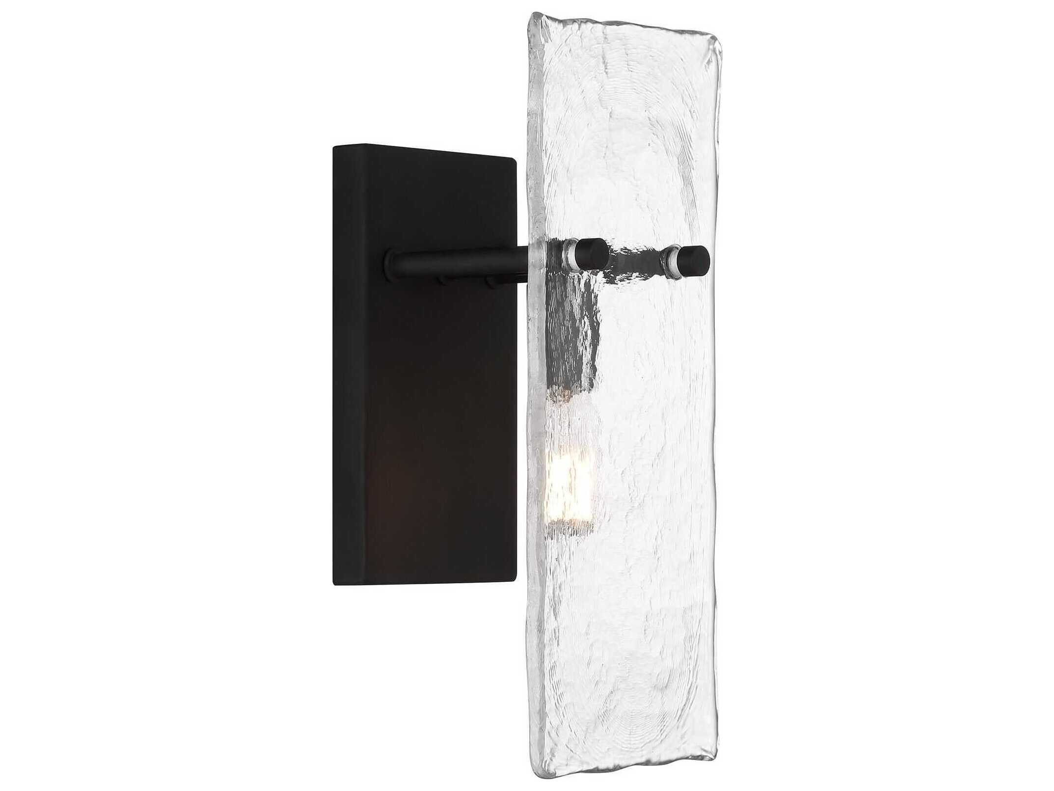 Savoy House Genry 1-Light Matte Black Wall Sconce