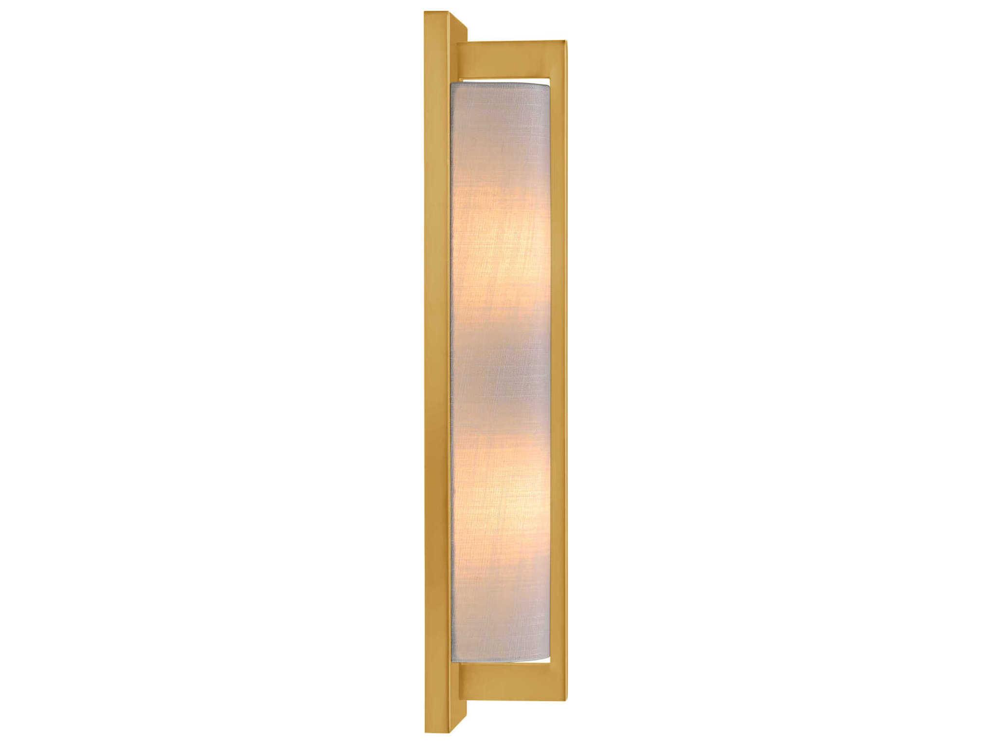 Savoy House Carver 2-Light Warm Brass Wall Sconce
