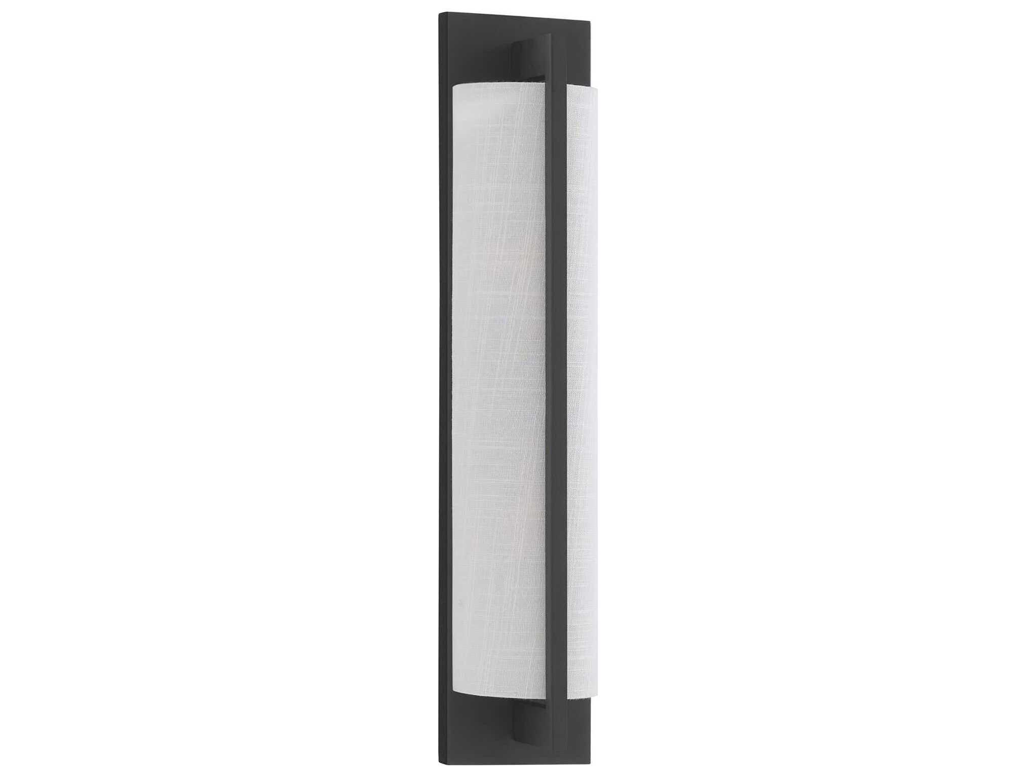 Savoy House Carver 2-Light Matte Black Wall Sconce