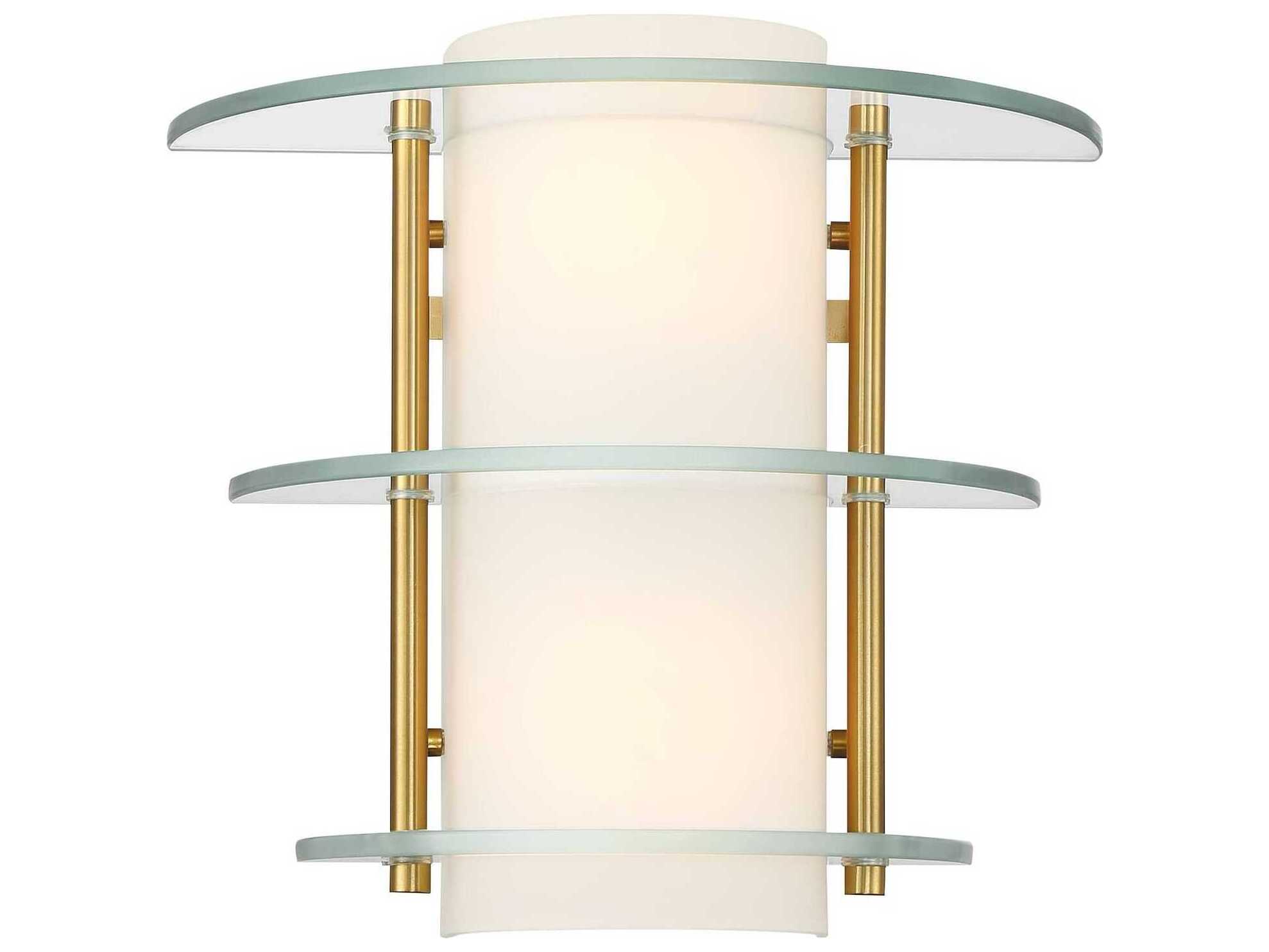 Savoy House Newell 2-Light Warm Brass Wall Sconce