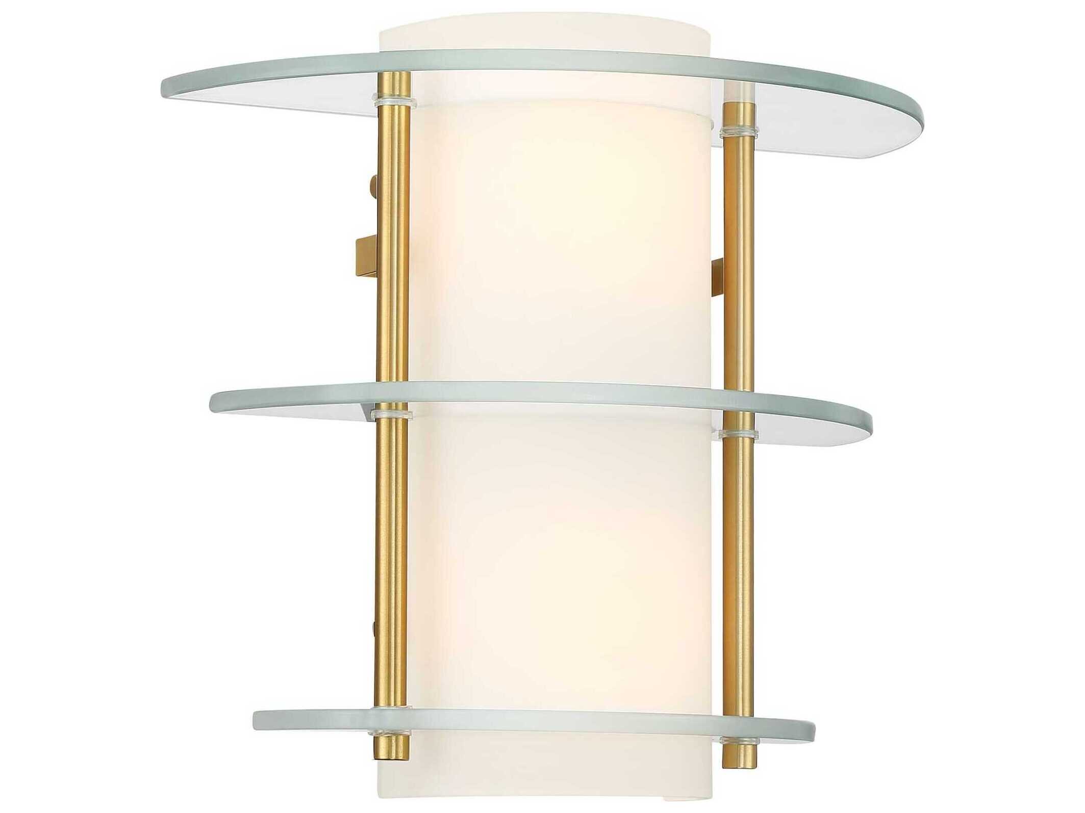 Savoy House Newell 2-Light Warm Brass Wall Sconce