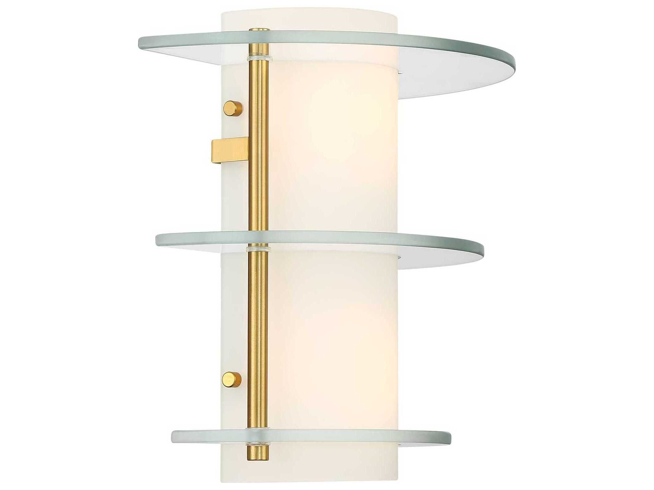 Savoy House Newell 2-Light Warm Brass Wall Sconce