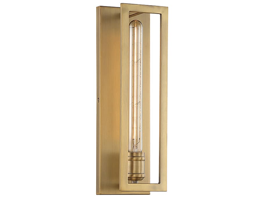 Savoy House Clifton 1-Light Warm Brass Wall Sconce