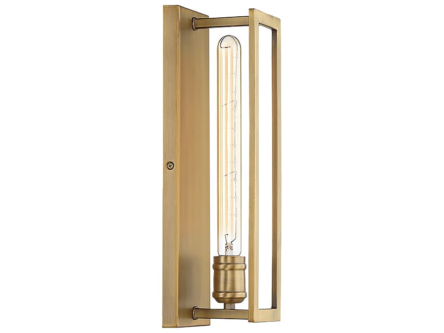 Savoy House Clifton 1-Light Warm Brass Wall Sconce
