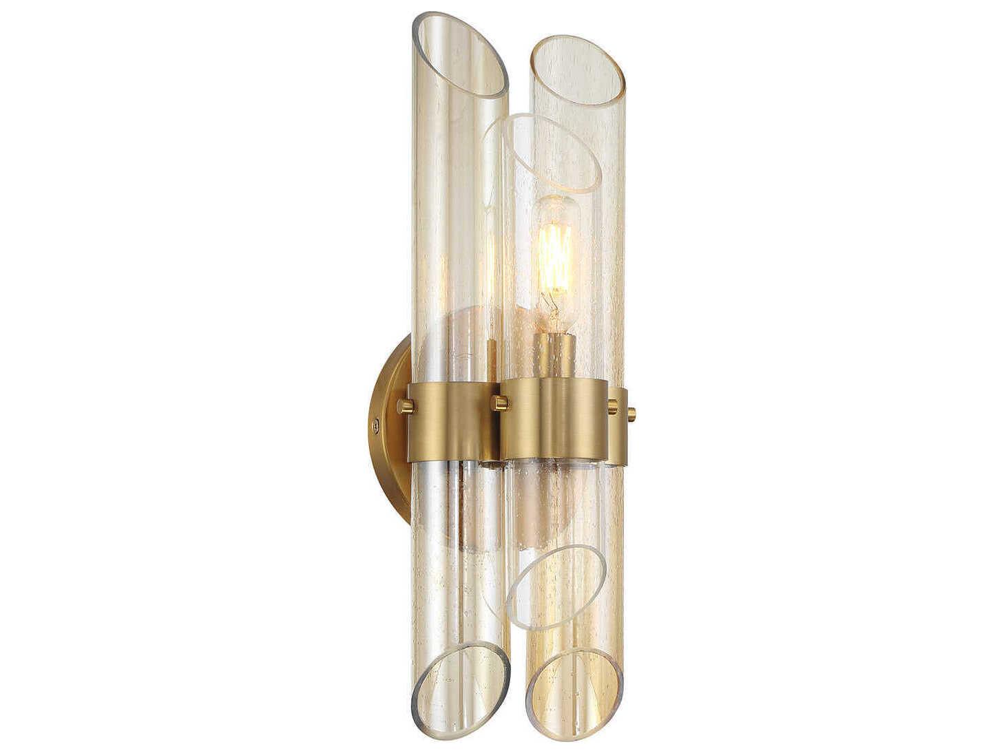 Savoy House Biltmore 1-Light Warm Brass Wall Sconce