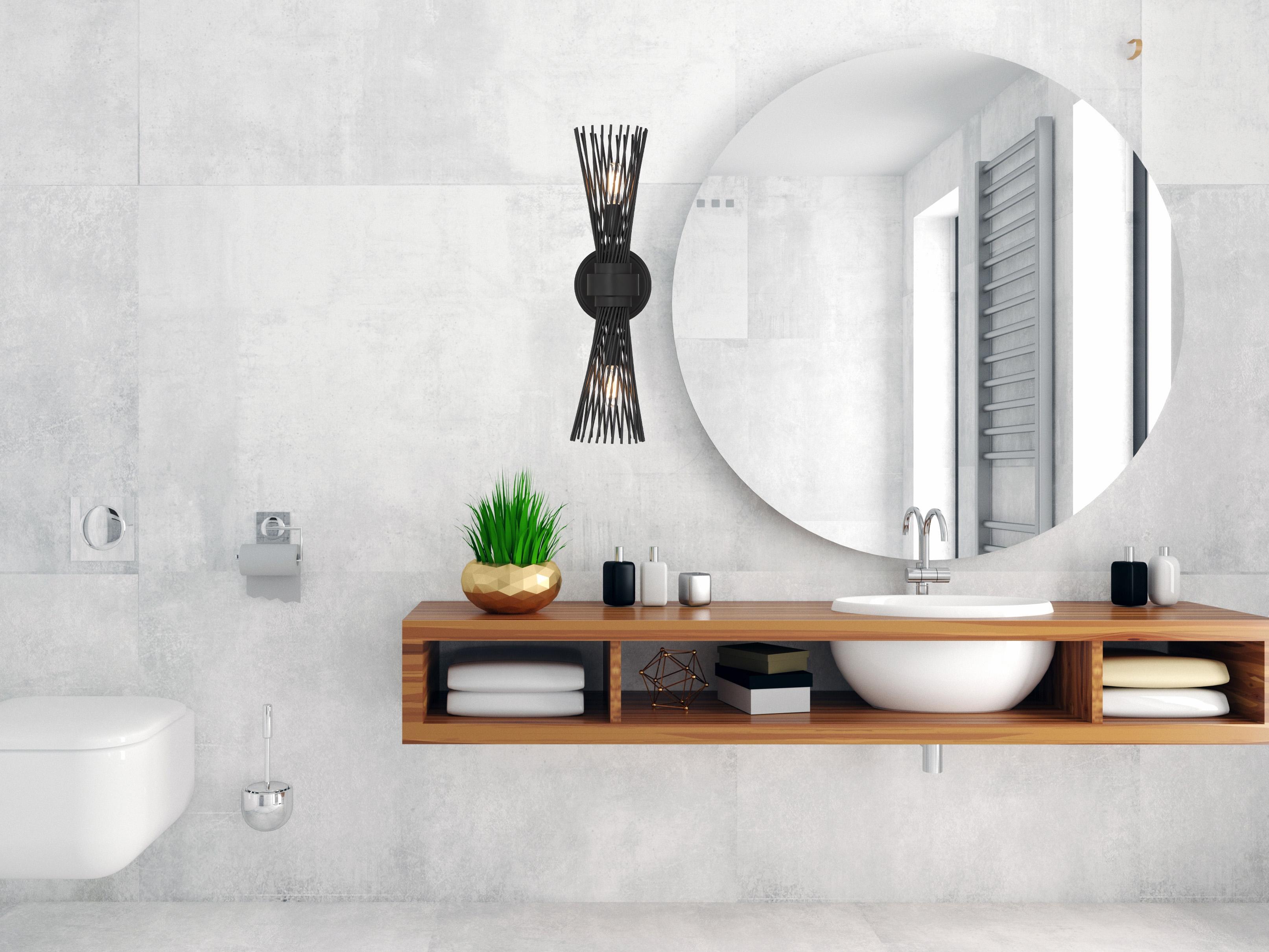 Savoy House Longfellow 2-Light Matte Black Wall Sconce