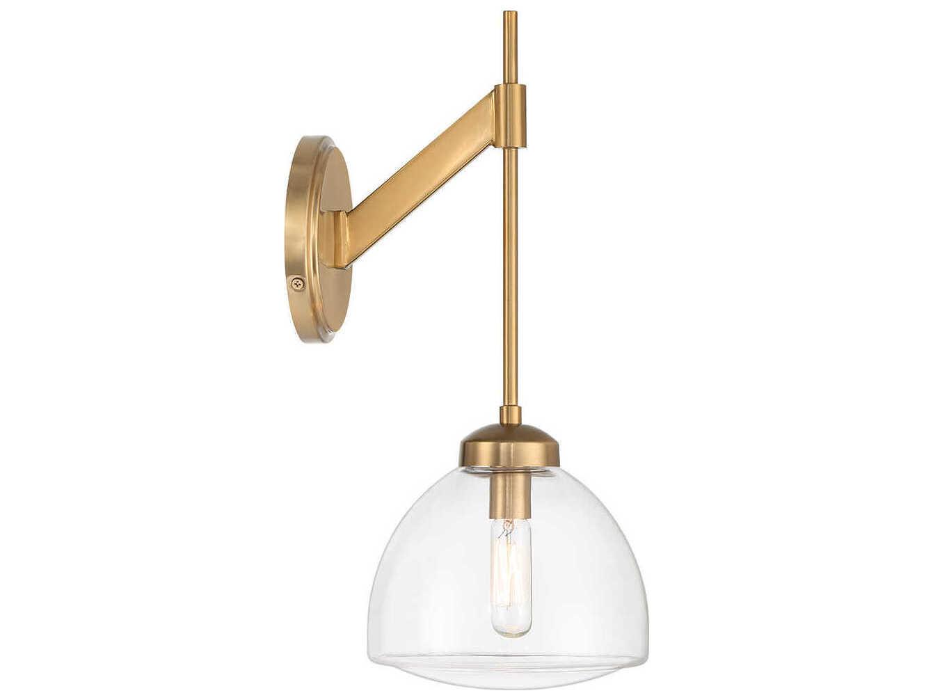 Savoy House Corbin 1-Light Warm Brass Wall Sconce