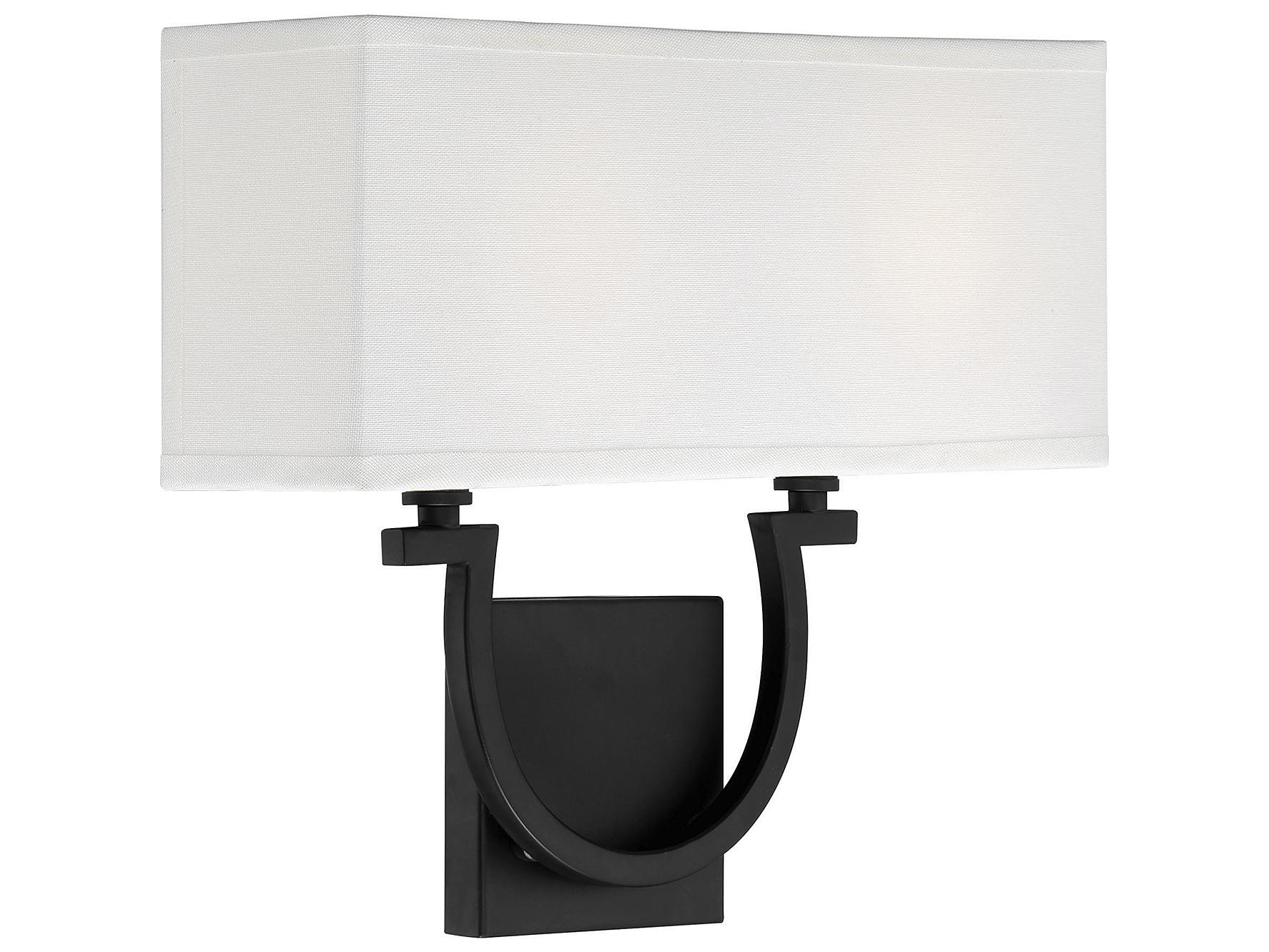 Savoy House Rhodes 2-Light Matte Black Wall Sconce