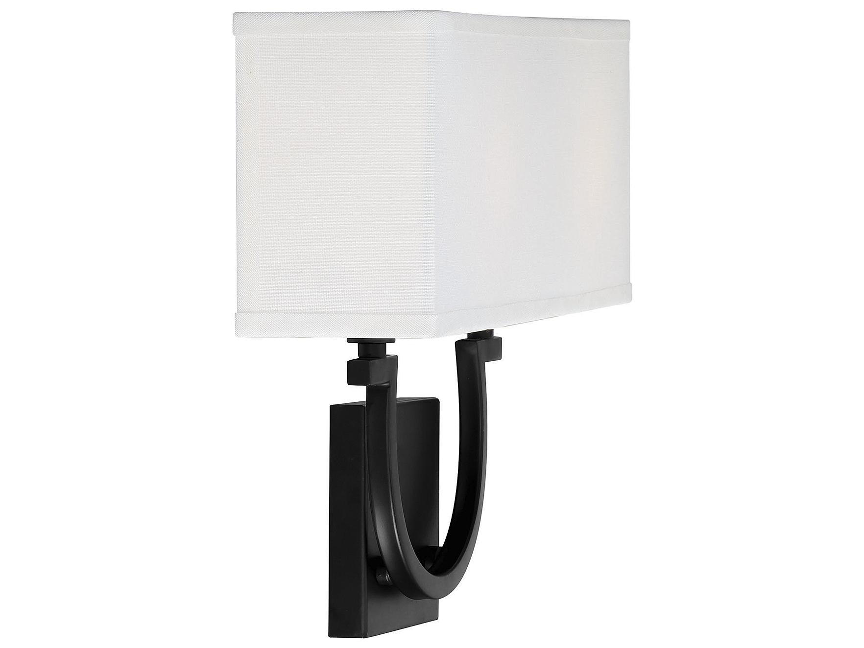 Savoy House Rhodes 2-Light Matte Black Wall Sconce
