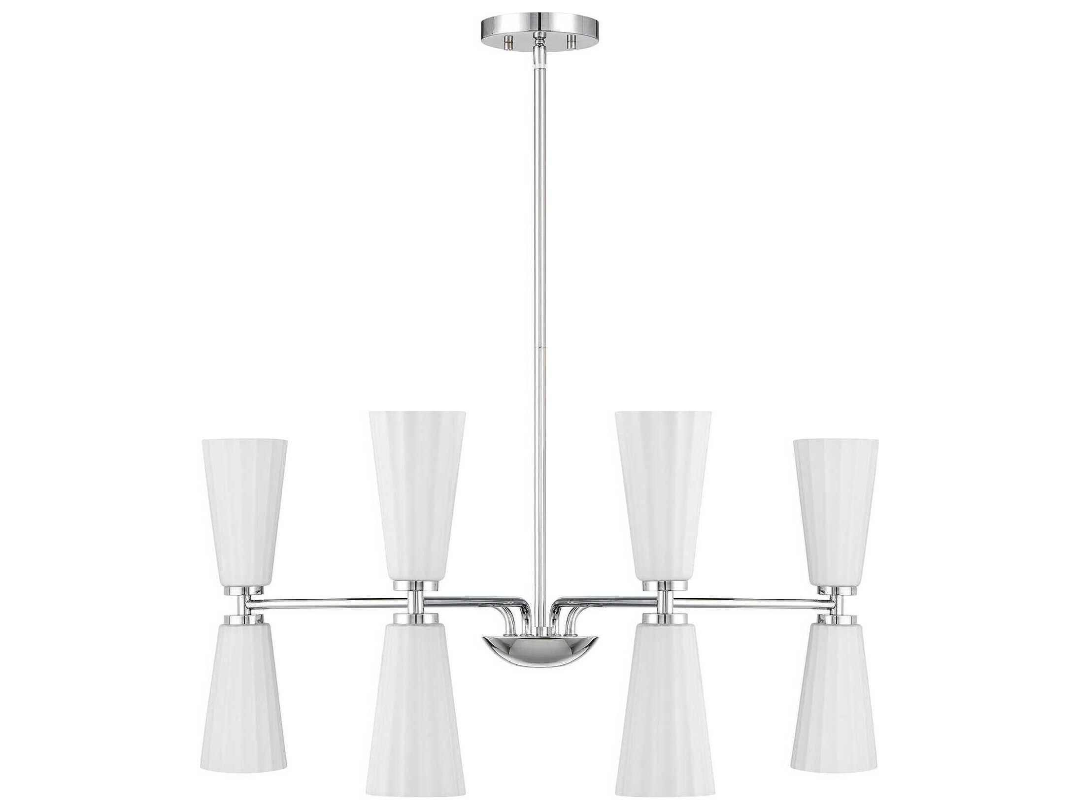 Savoy House Meridian 8-Light Chrome Chandelier